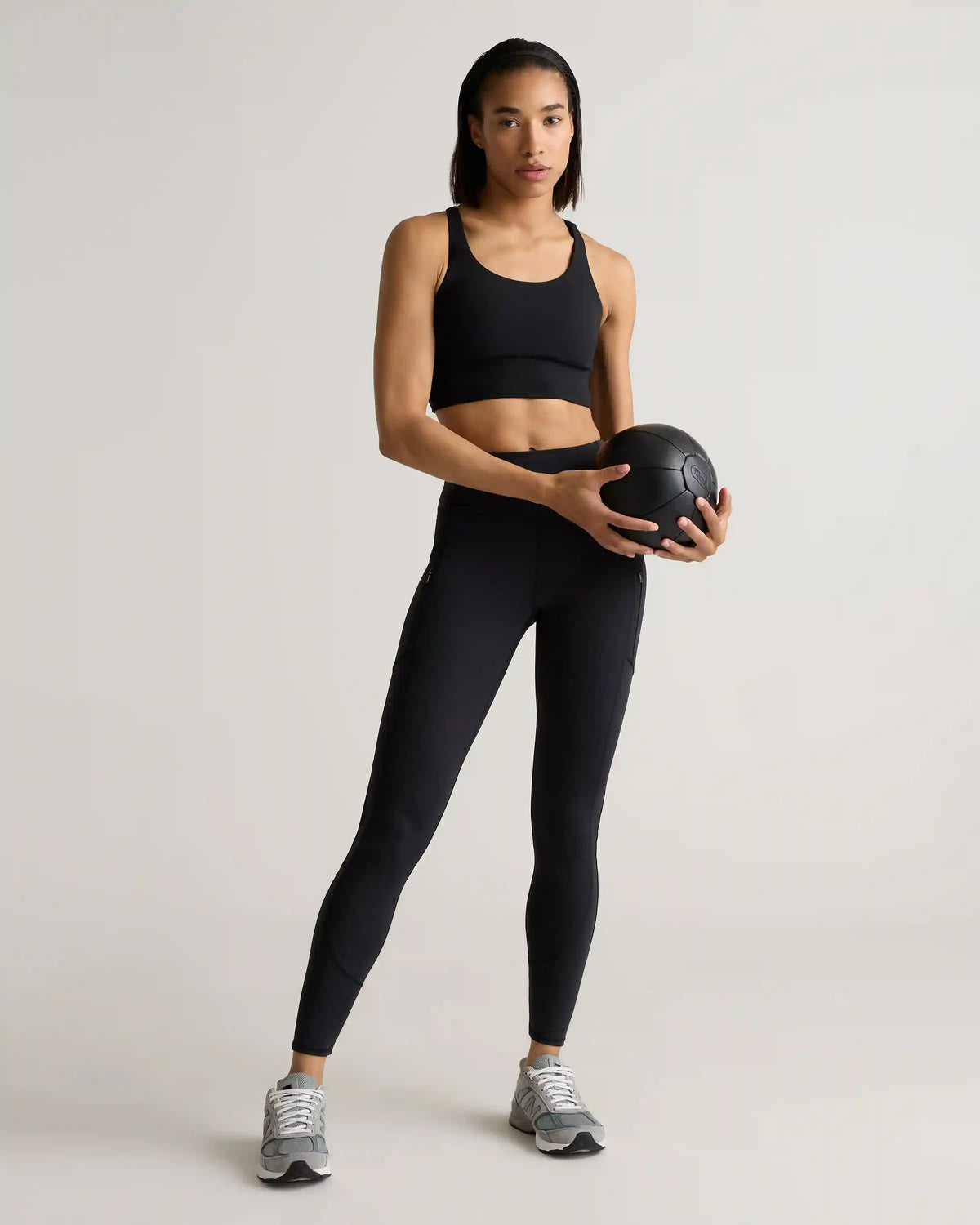 Power-Up Long Line Strappy Sports Bra