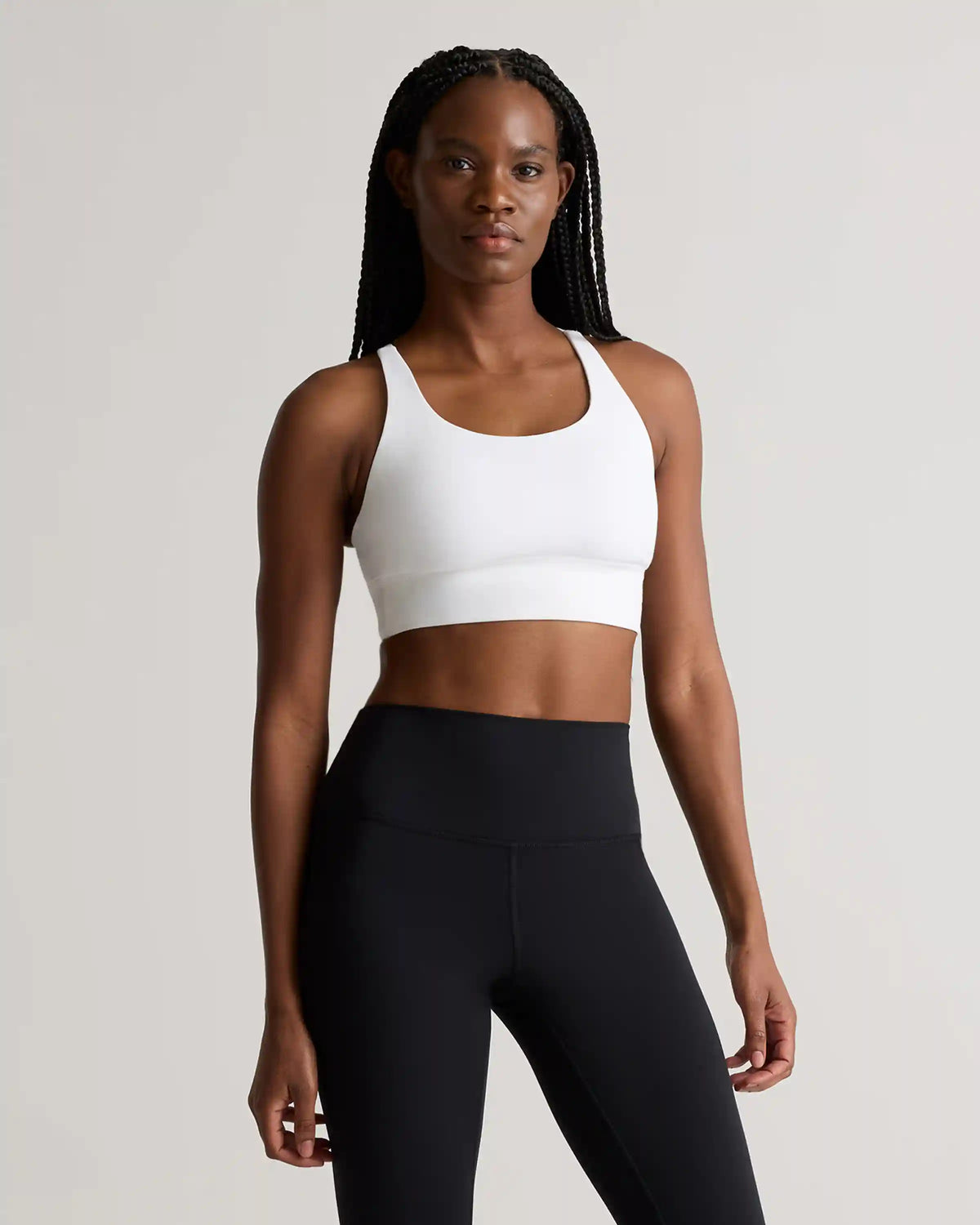 Power-Up Long Line Strappy Sports Bra