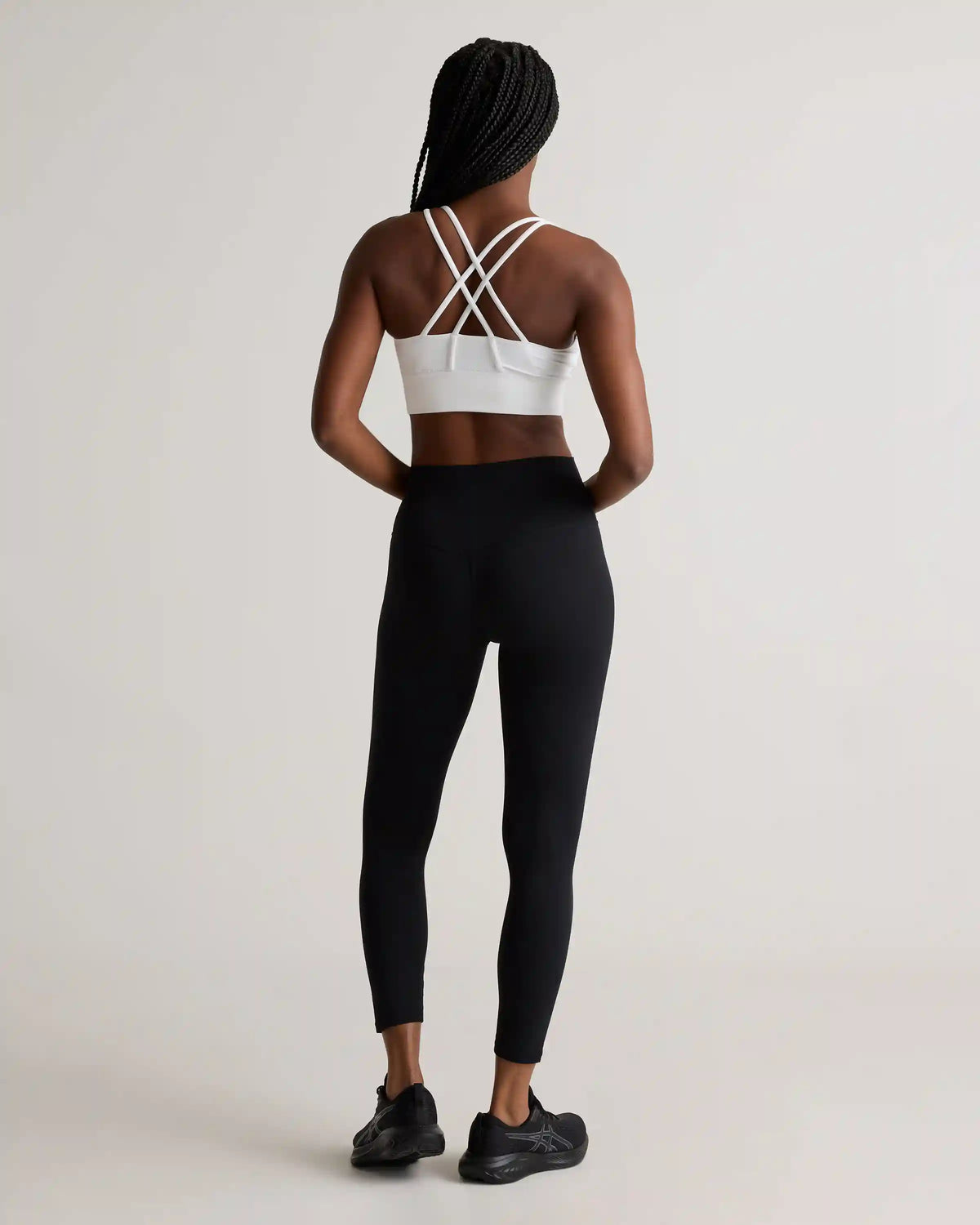 Power-Up Long Line Strappy Sports Bra