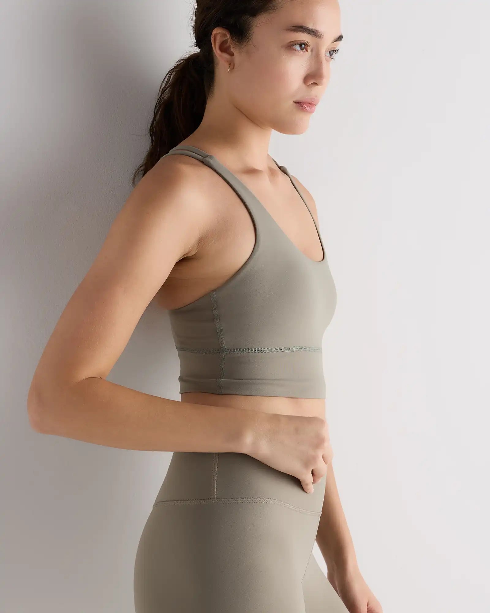 Power-Up Long Line Strappy Sports Bra