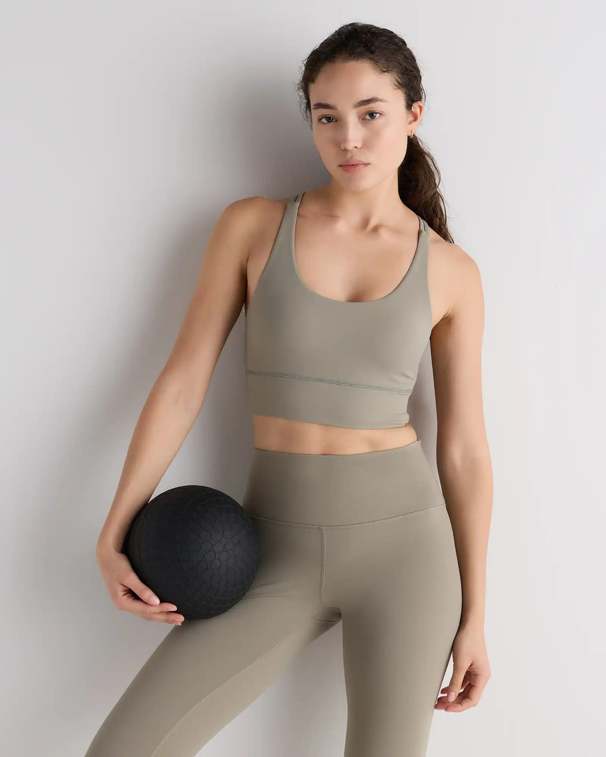 Power-Up Long Line Strappy Sports Bra