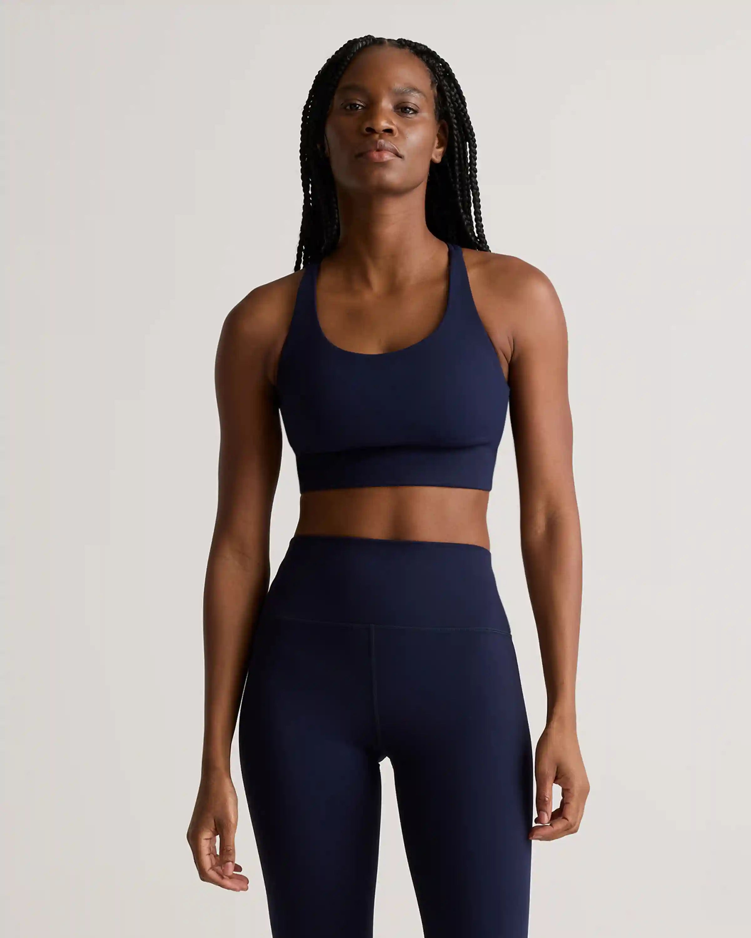 Power-Up Long Line Strappy Sports Bra