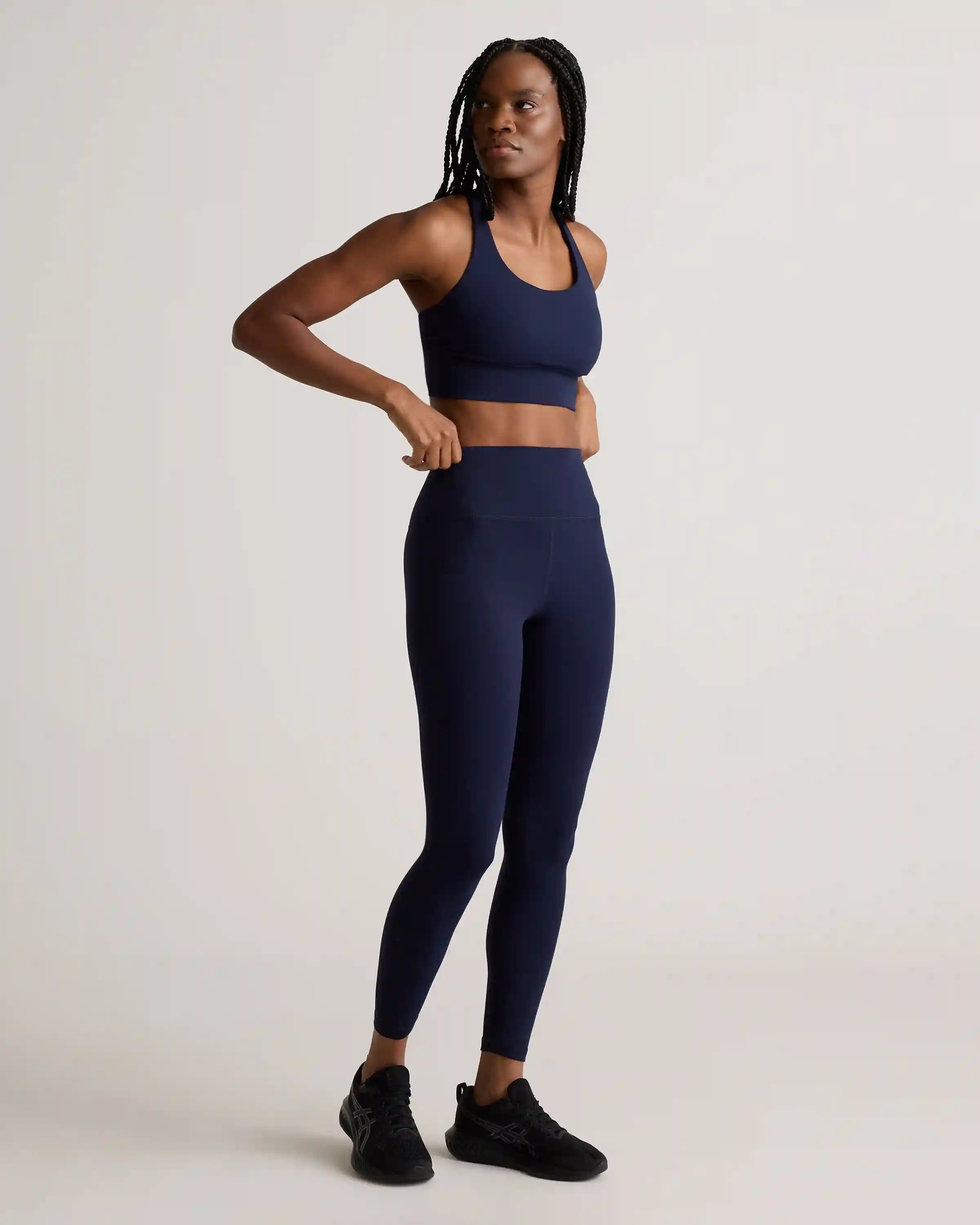 Power-Up Long Line Strappy Sports Bra