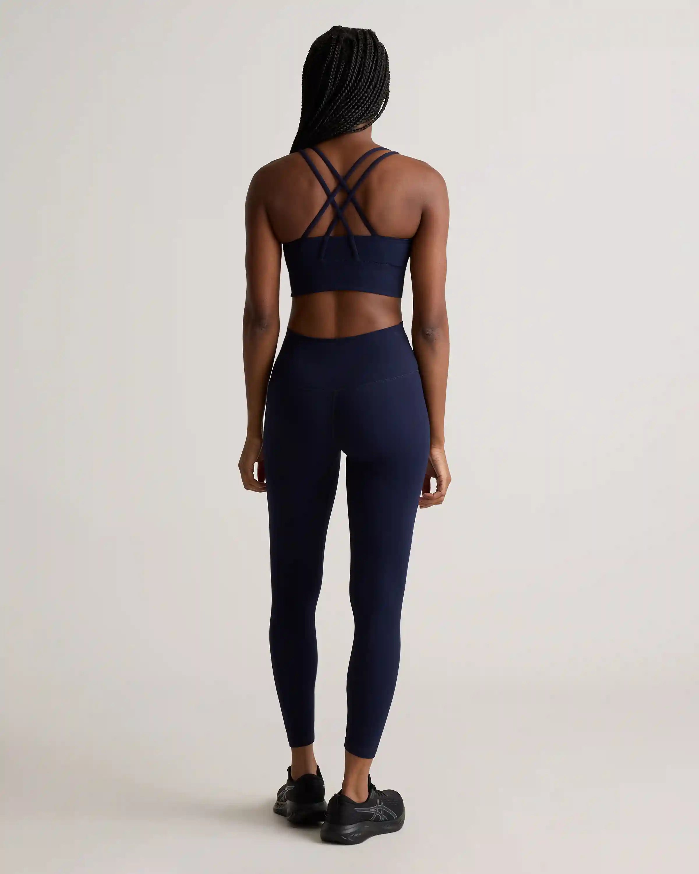 Power-Up Long Line Strappy Sports Bra