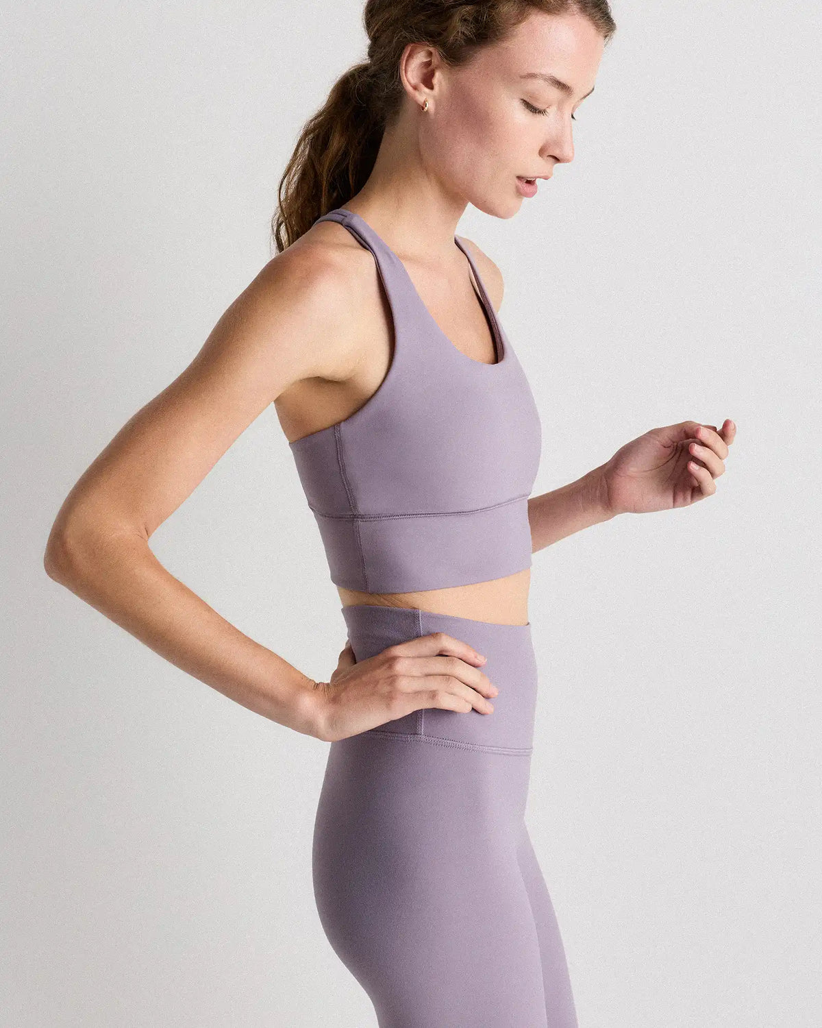 Power-Up Long Line Strappy Sports Bra