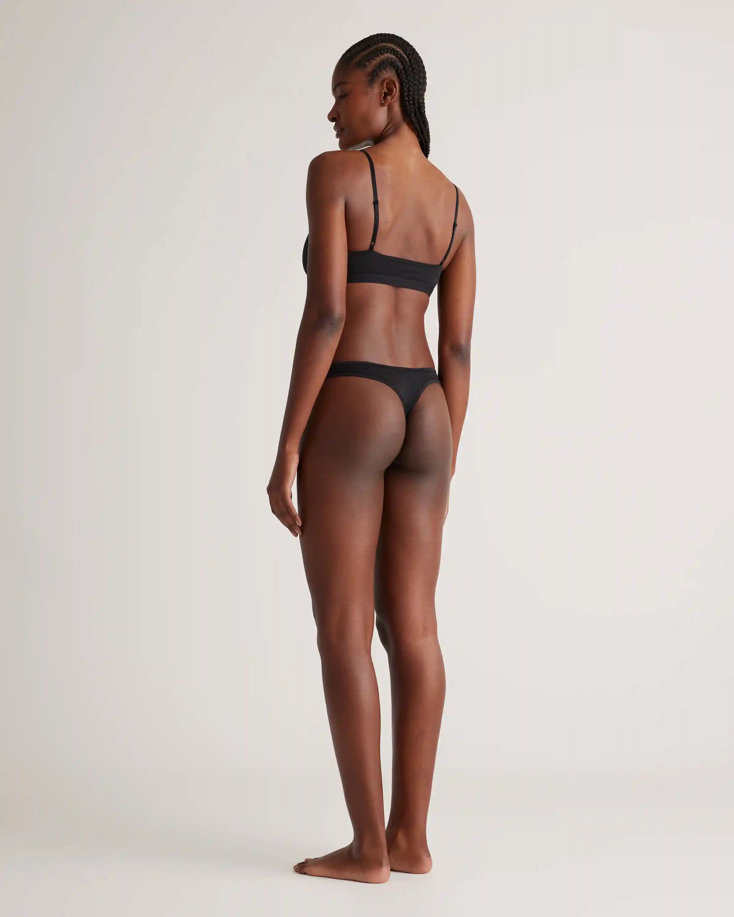 Organic Cotton High-Cut Thong (6-pack)