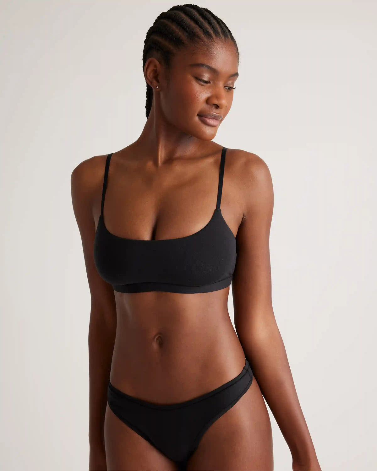Organic Cotton High-Cut Thong (6-pack)