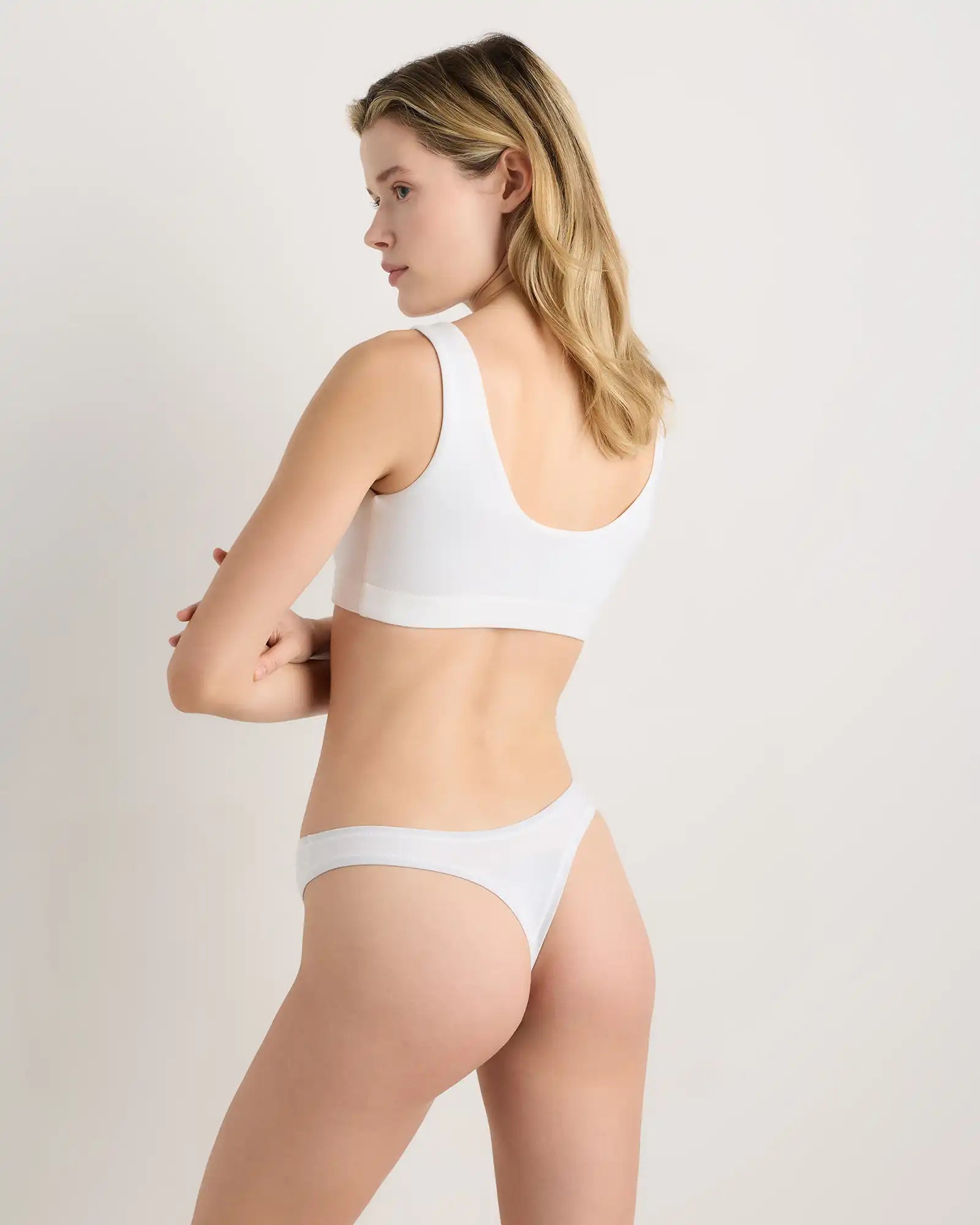 Organic Cotton High-Cut Thong (6-pack)