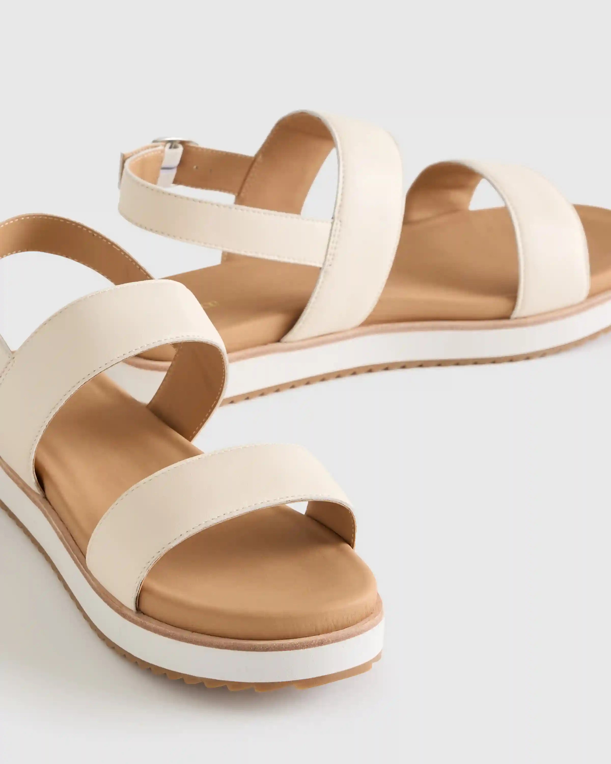 Italian Leather Platform Sandal