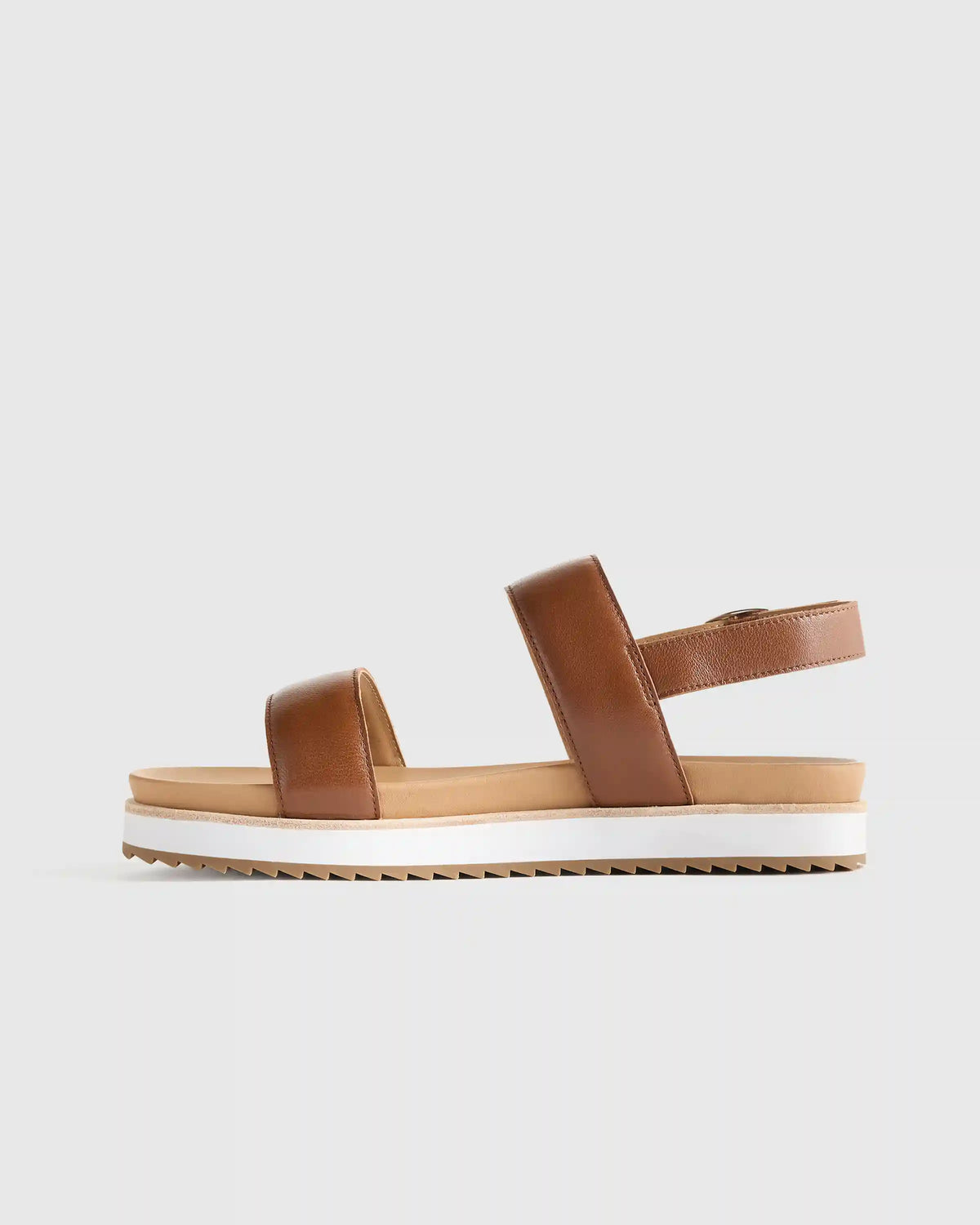 Italian Leather Platform Sandal