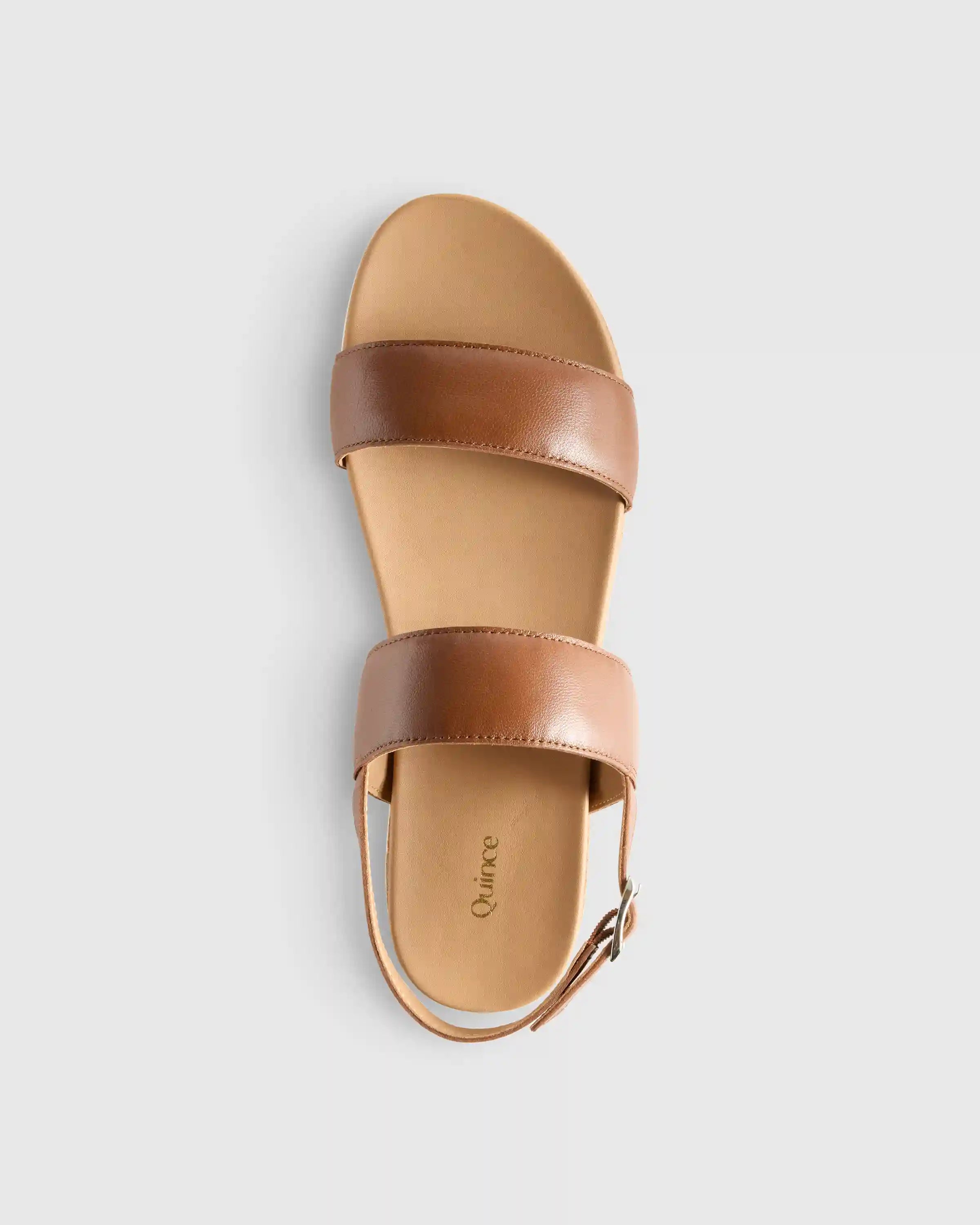 Italian Leather Platform Sandal