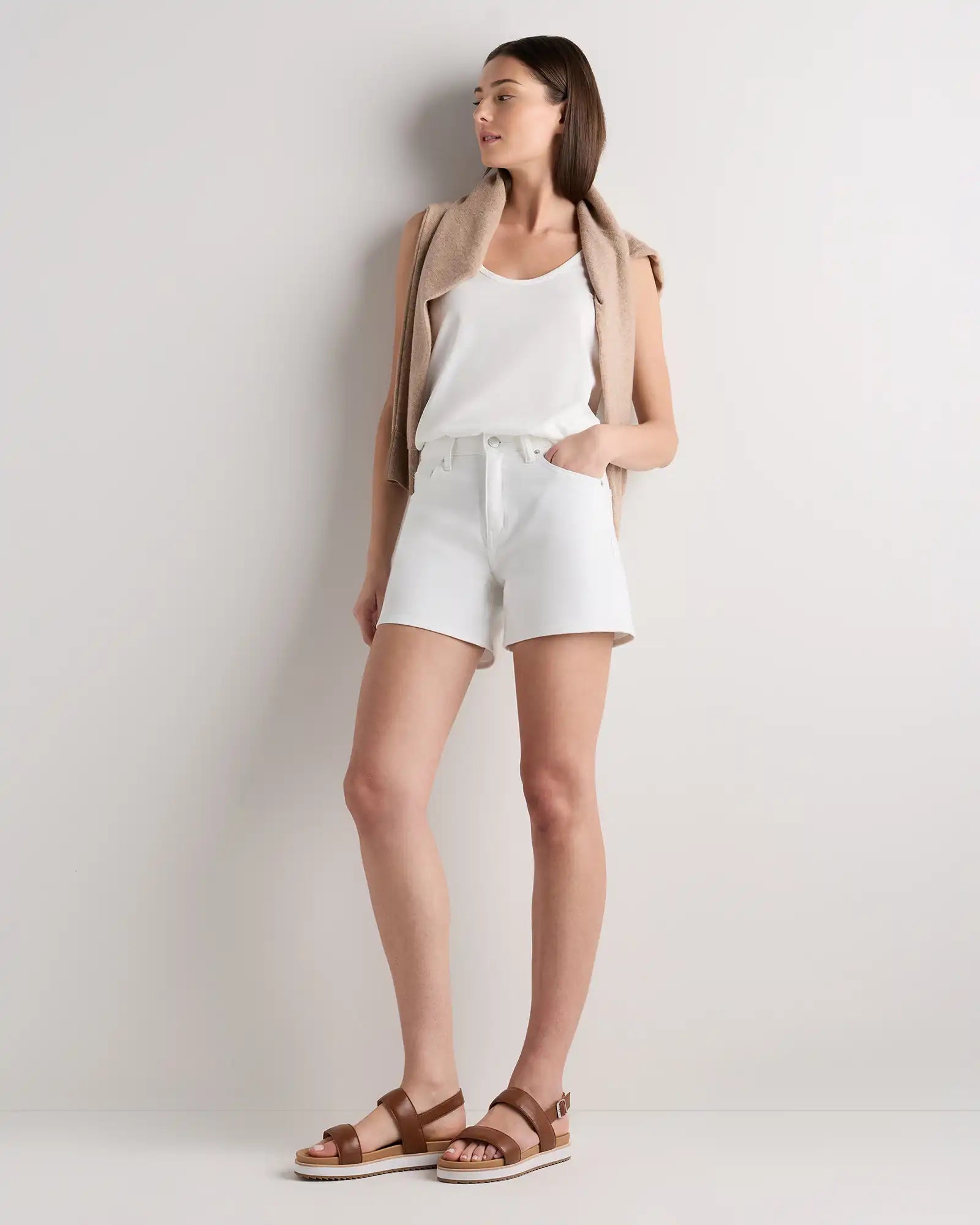 Italian Leather Platform Sandal