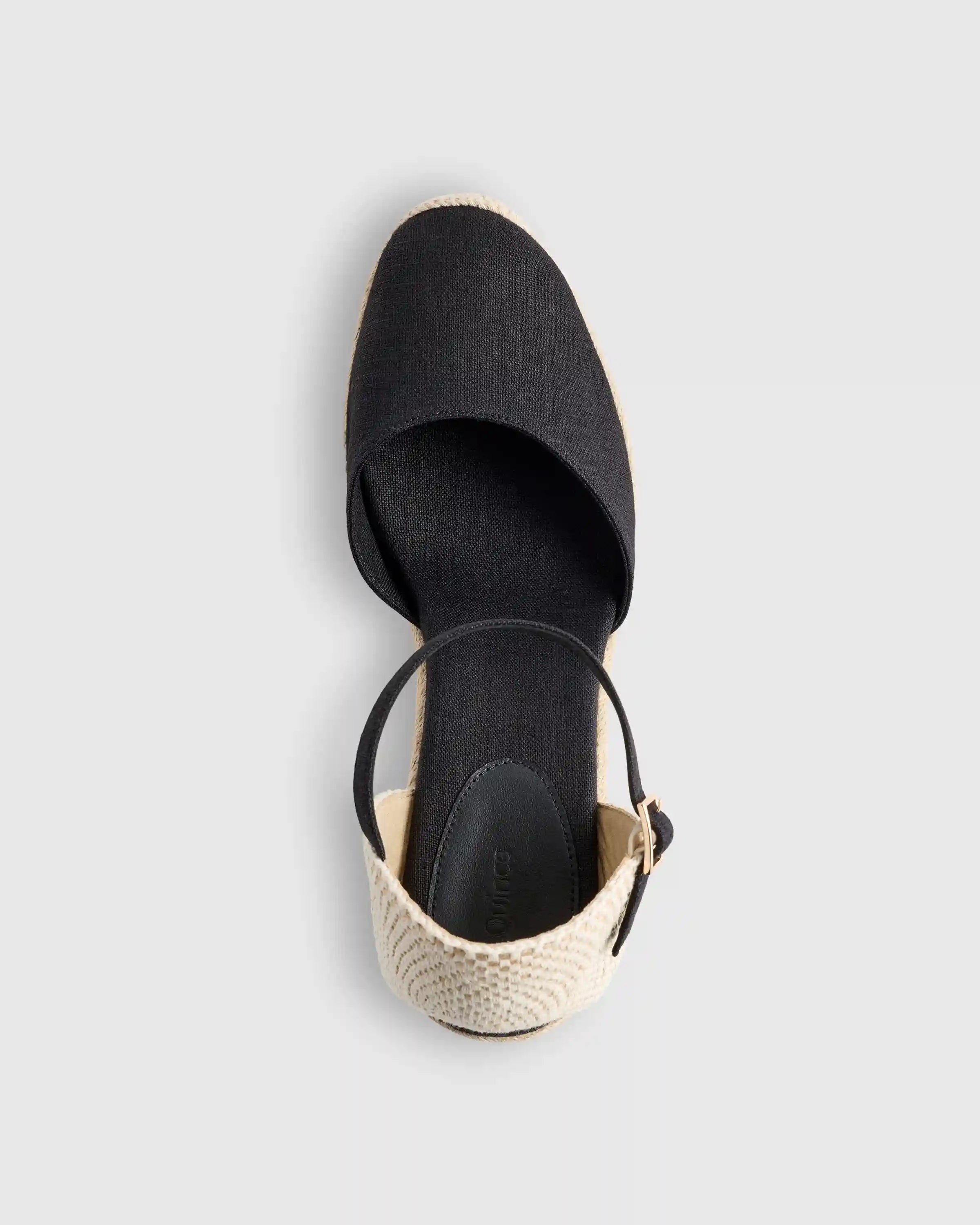 Canvas Espadrille Wedge Sandal