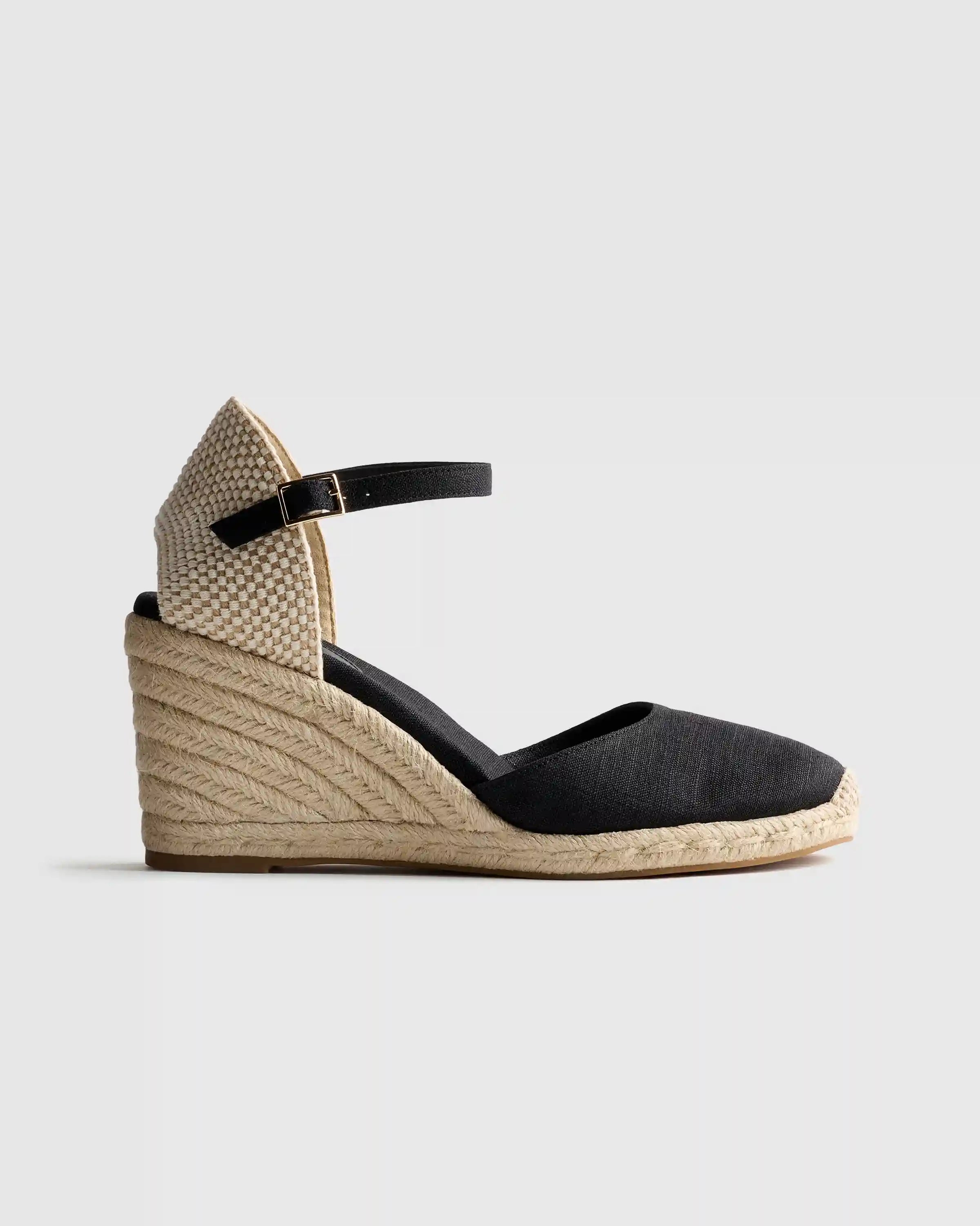Canvas Espadrille Wedge Sandal