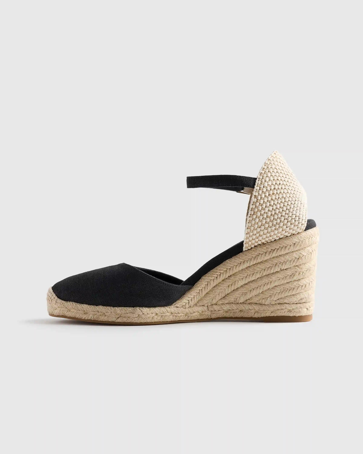 Canvas Espadrille Wedge Sandal