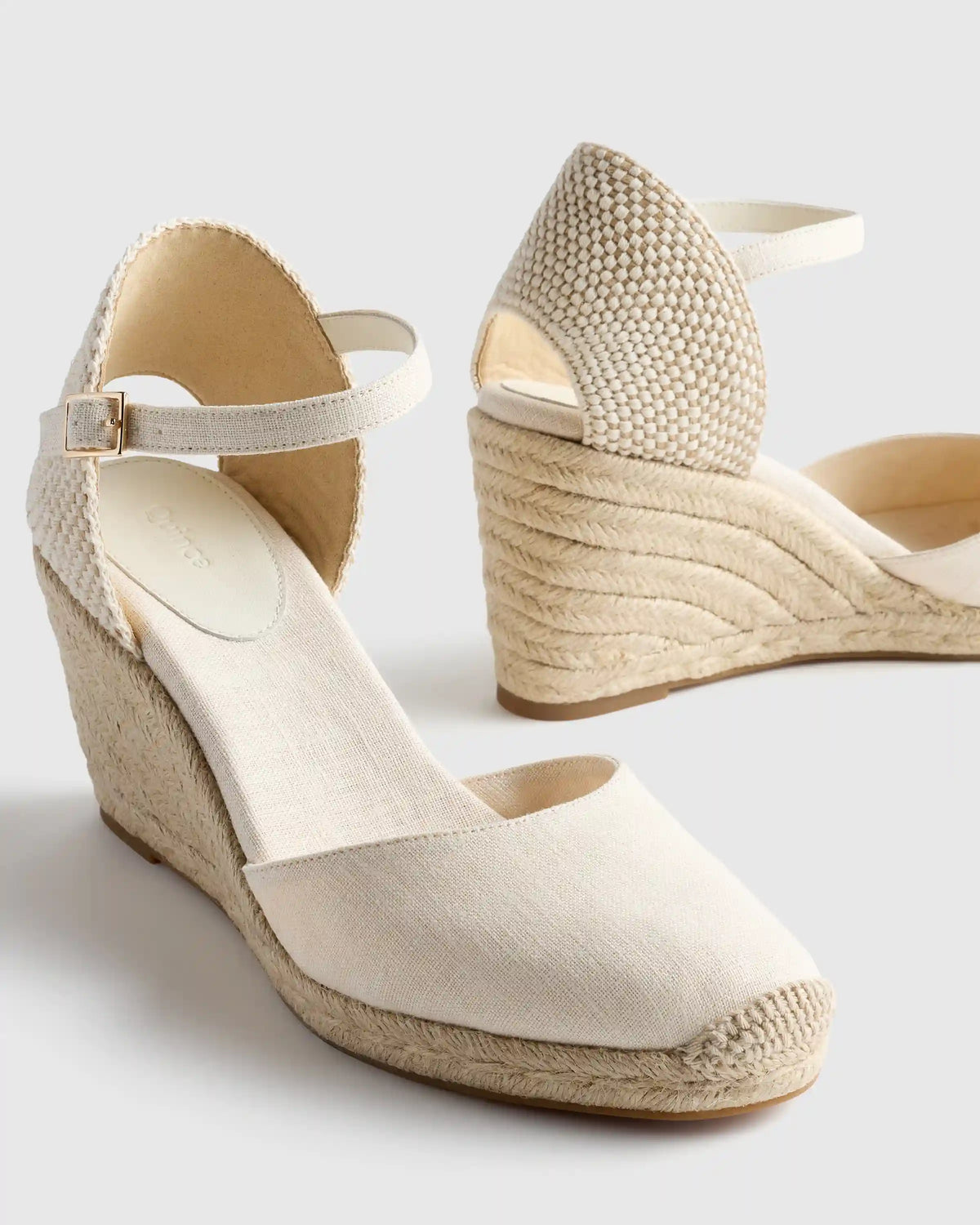 Canvas Espadrille Wedge Sandal