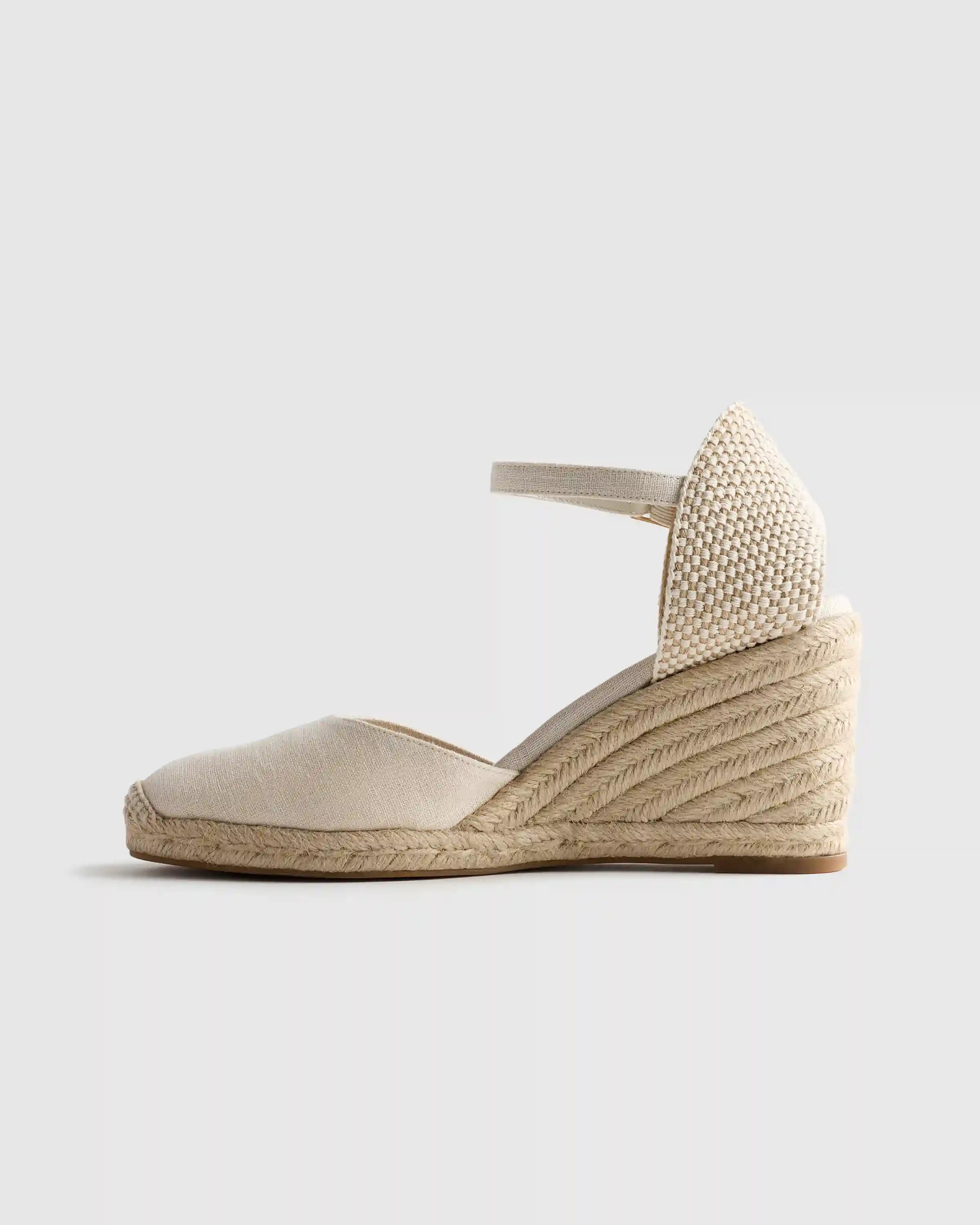 Canvas Espadrille Wedge Sandal