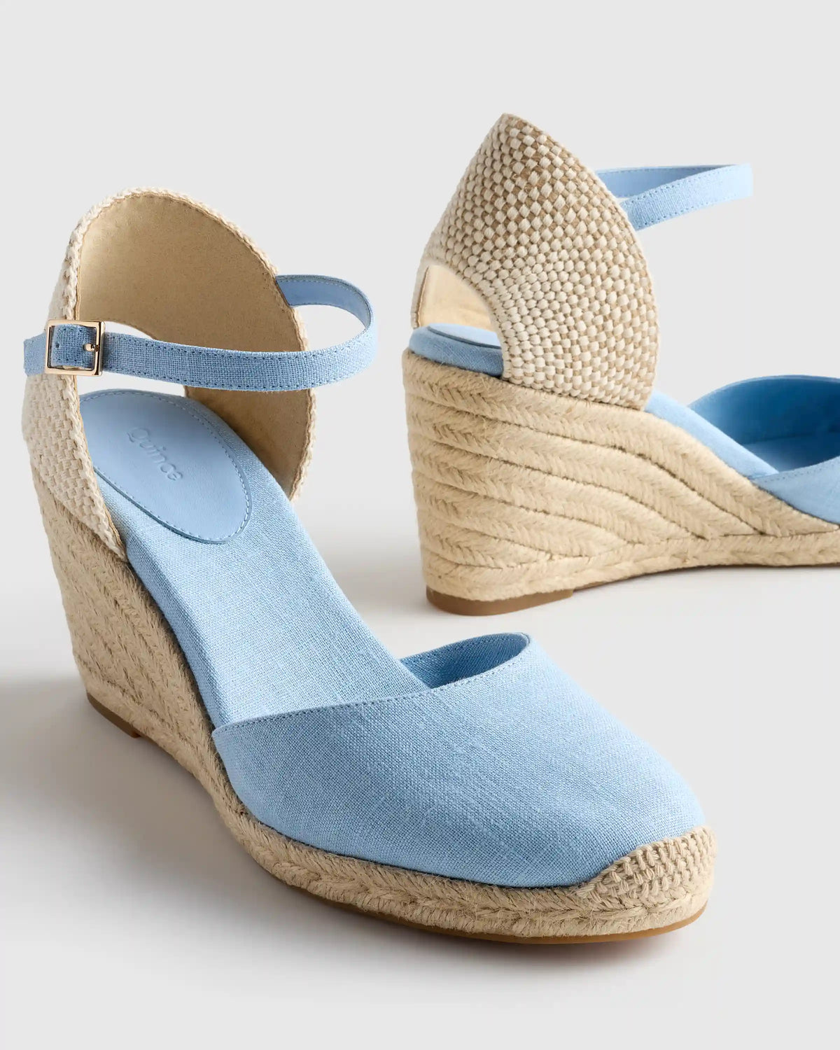 Canvas Espadrille Wedge Sandal