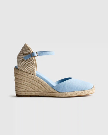 Canvas Espadrille Wedge Sandal