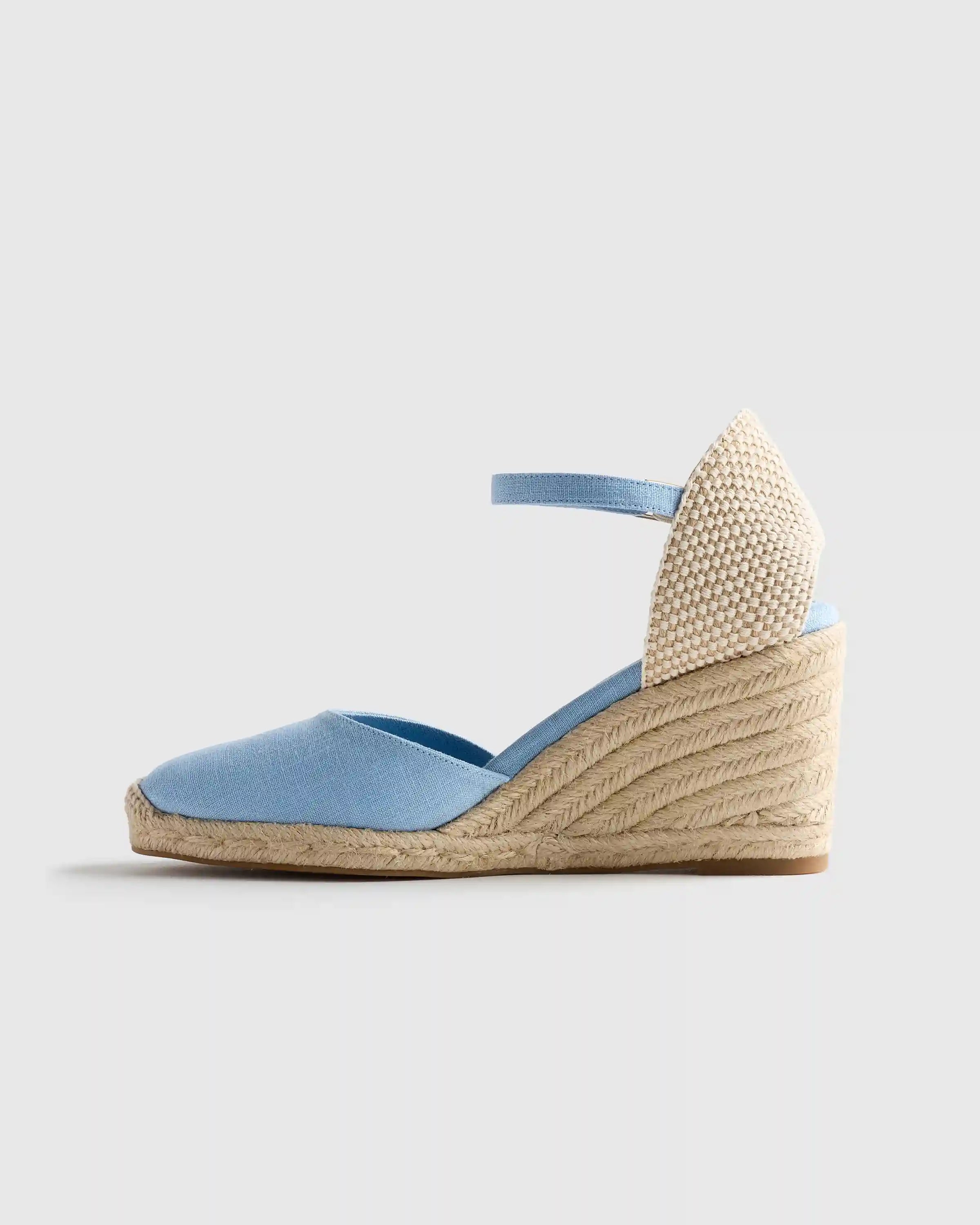 Canvas Espadrille Wedge Sandal