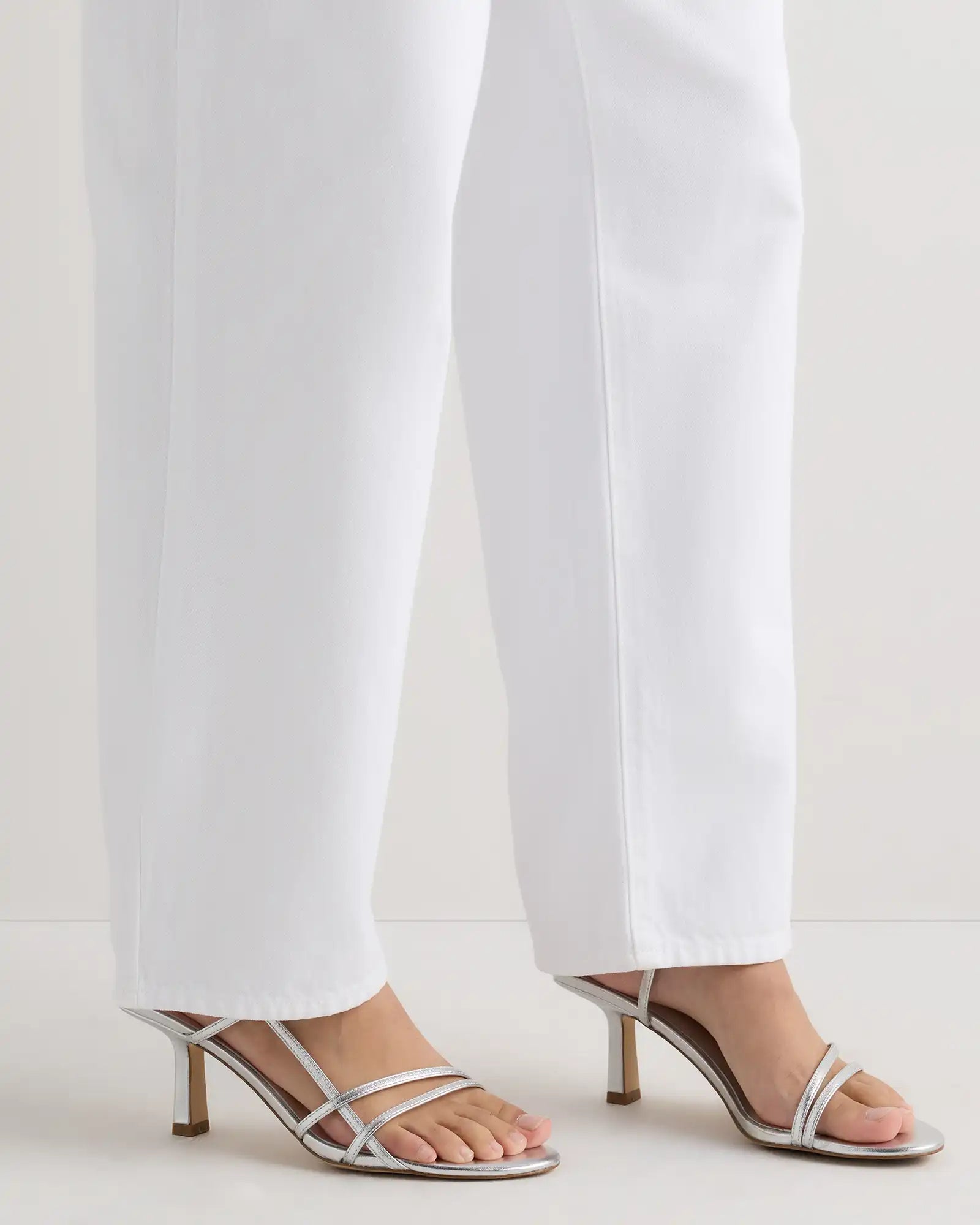 Italian Leather 70mm Strappy Heel