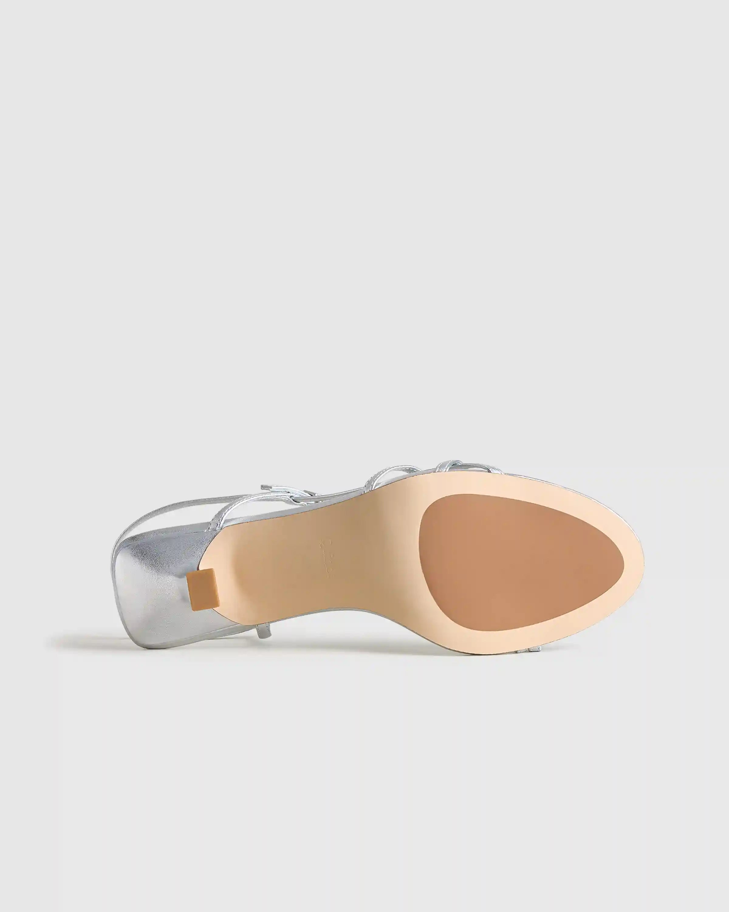 Italian Leather 70mm Strappy Heel