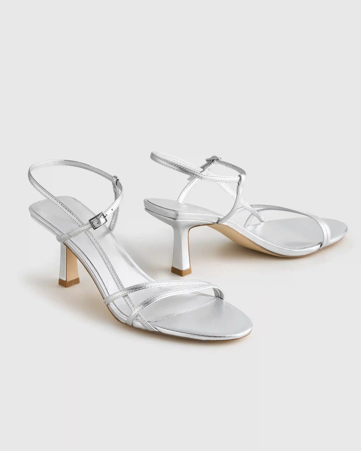 Italian Leather 70mm Strappy Heel