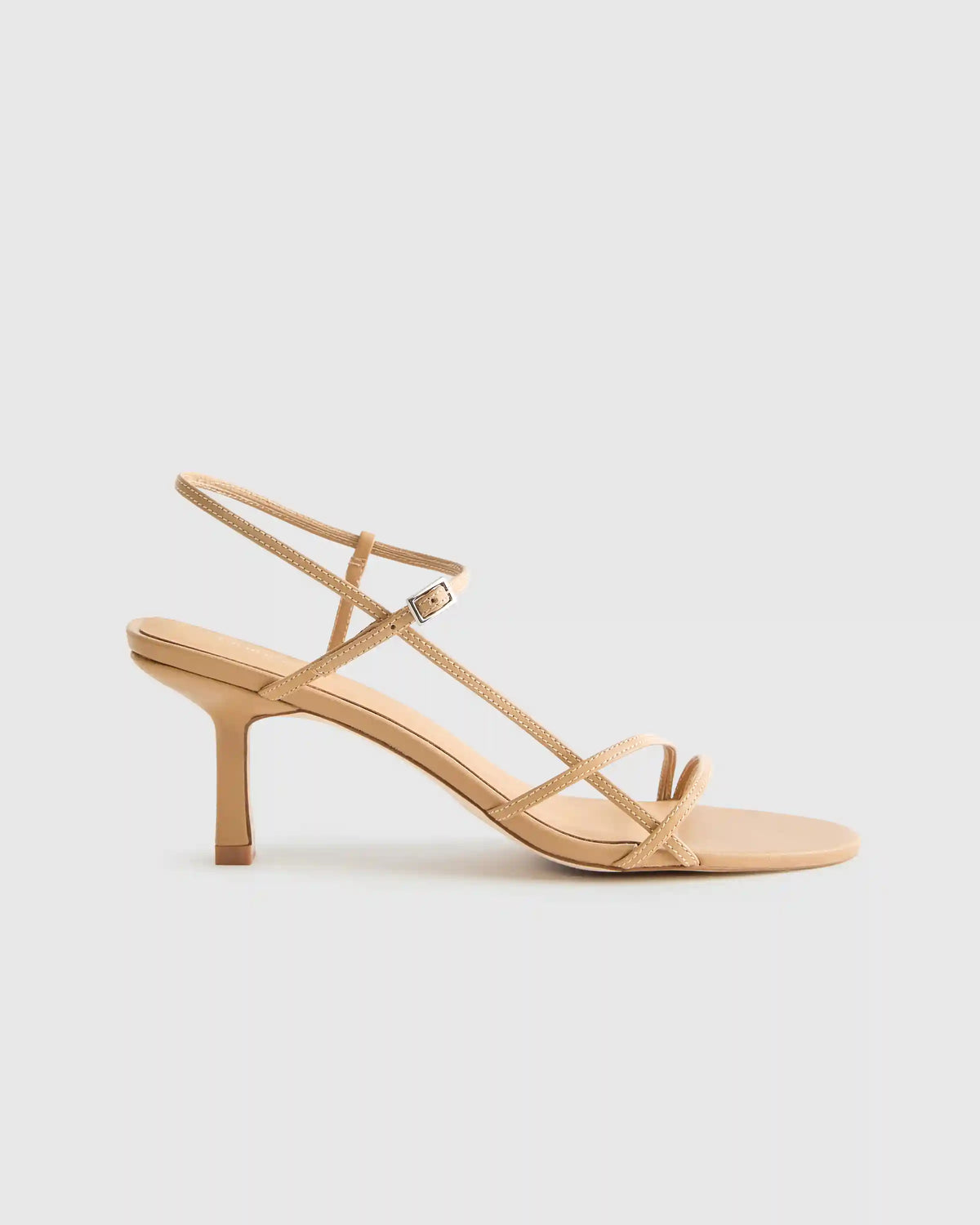 Italian Leather 70mm Strappy Heel