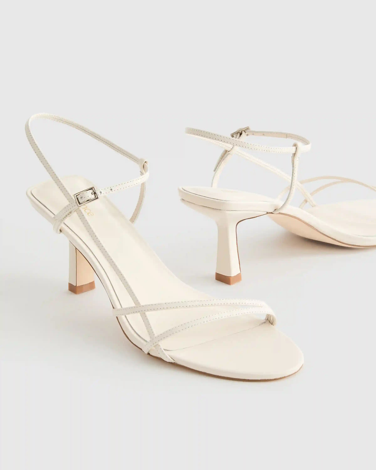 Italian Leather 70mm Strappy Heel