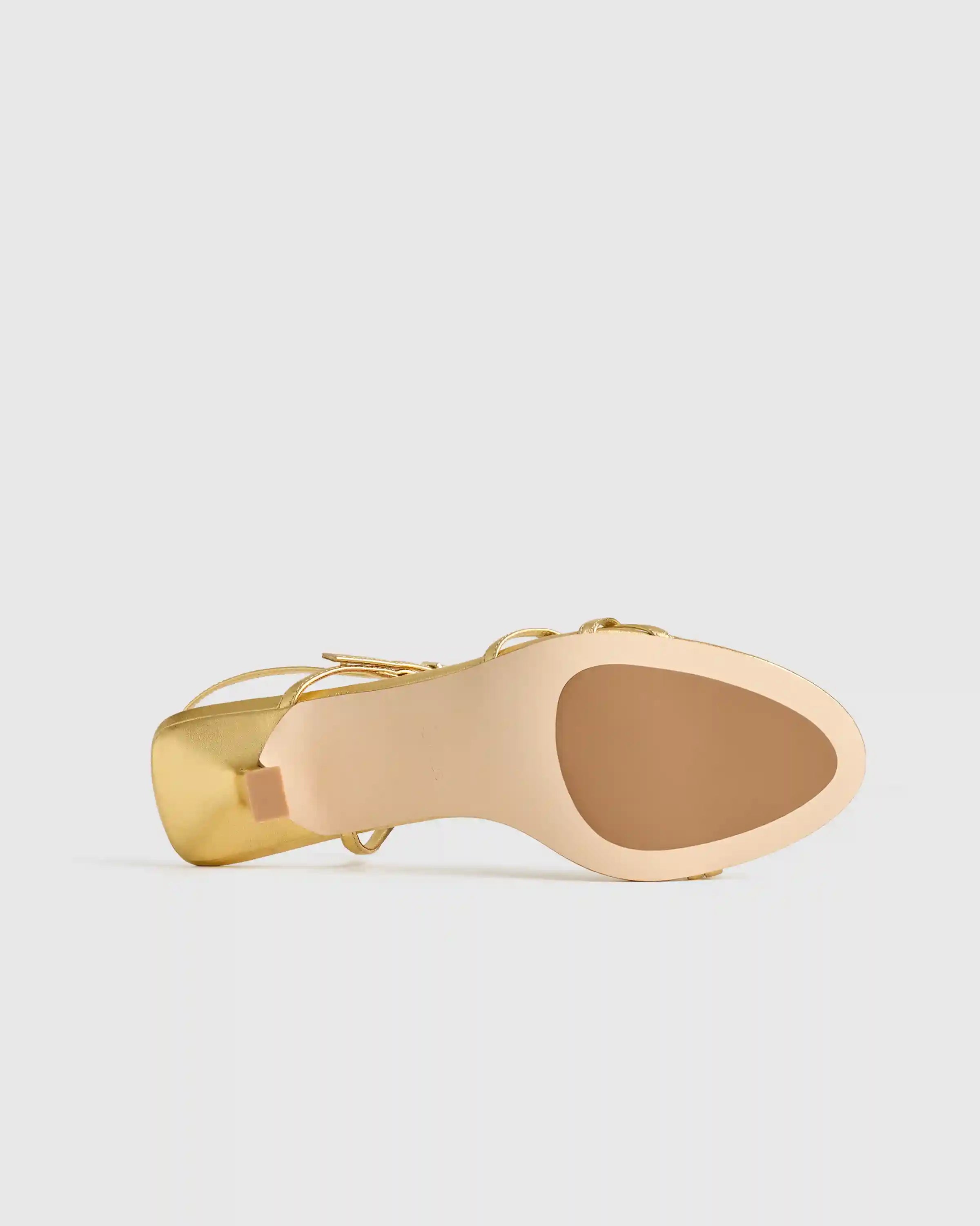 Italian Leather 70mm Strappy Heel