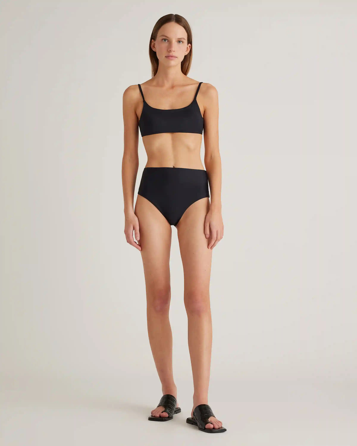 Italian Scoop Neck Bikini Top