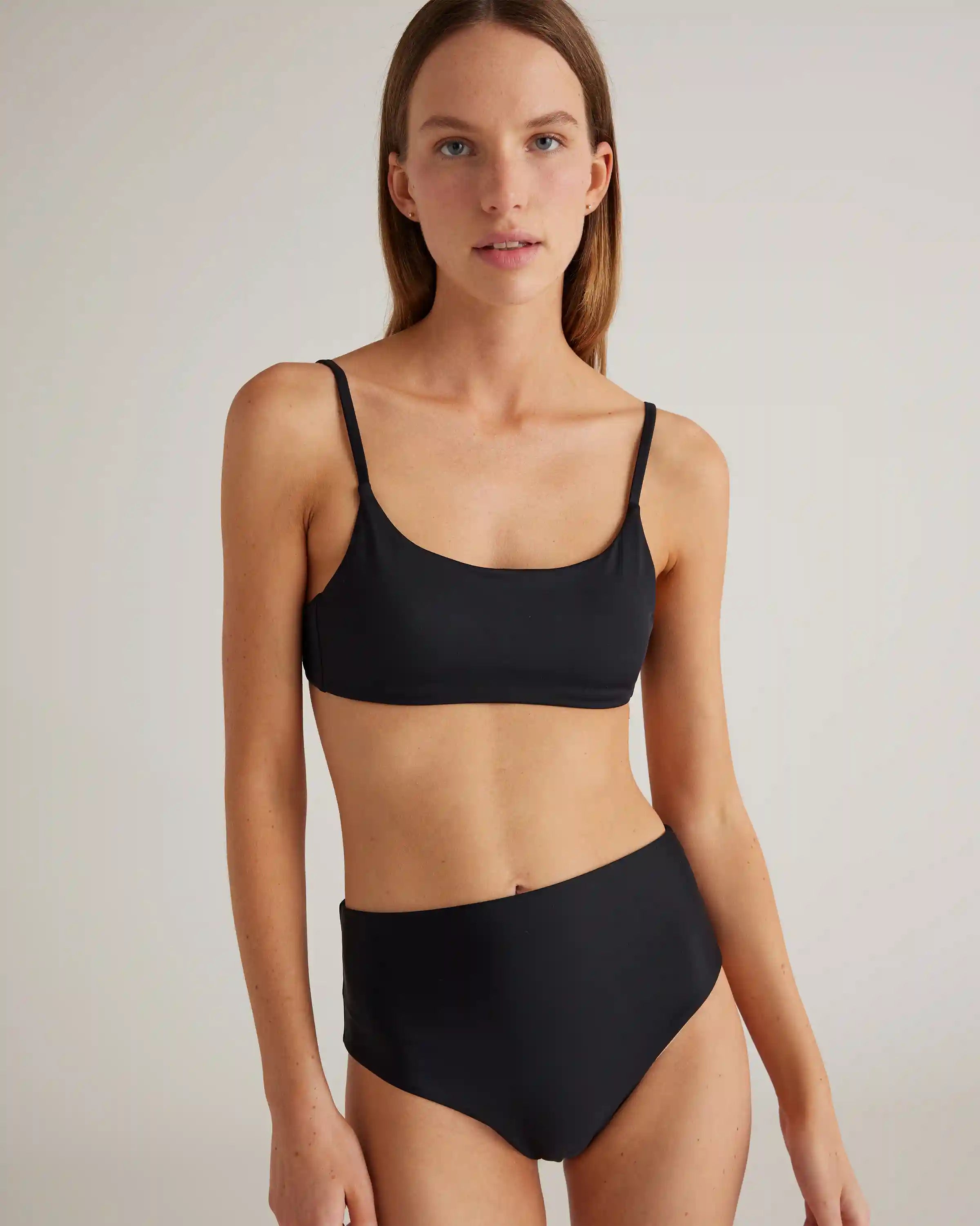 Italian Scoop Neck Bikini Top