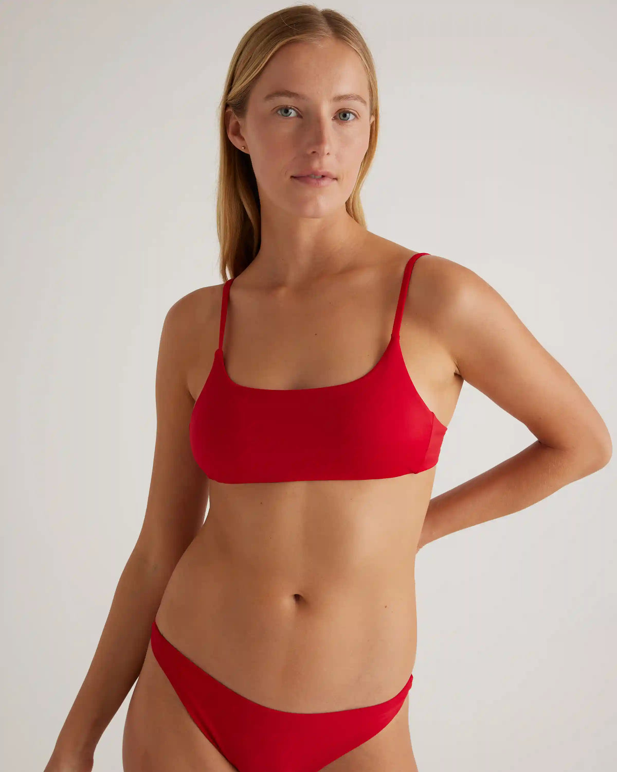 Italian Scoop Neck Bikini Top