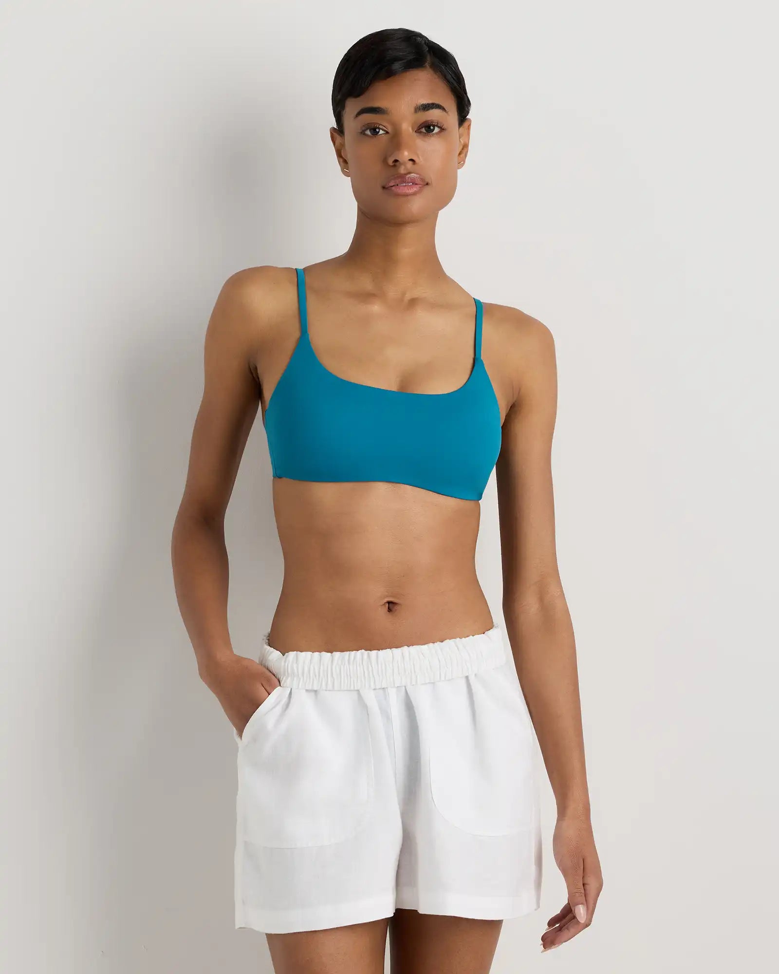 Italian Scoop Neck Bikini Top