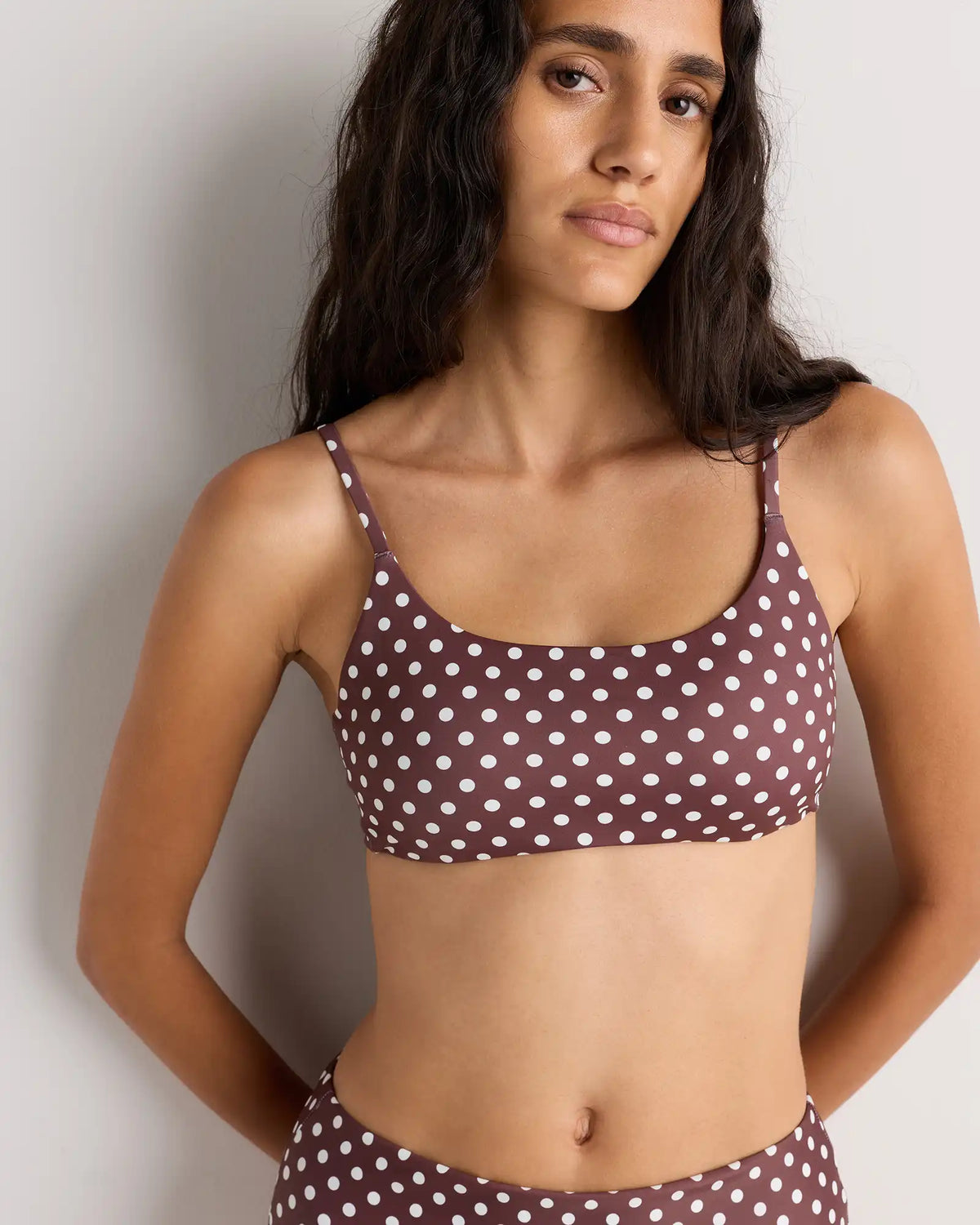 Italian Scoop Neck Bikini Top