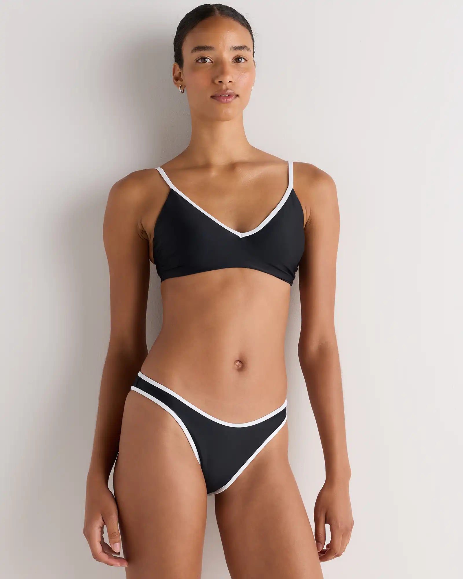 Italian V-Neck Bikini Top