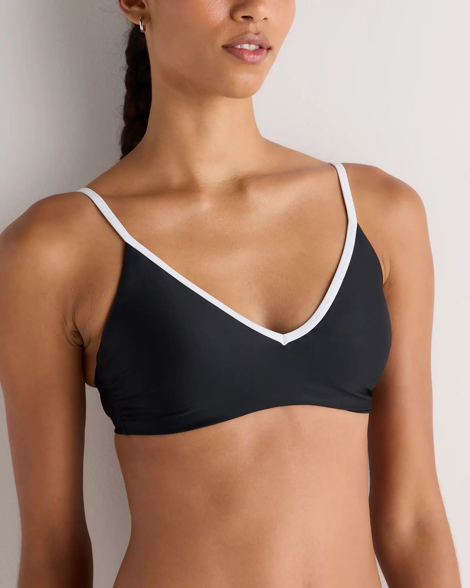 Italian V-Neck Bikini Top