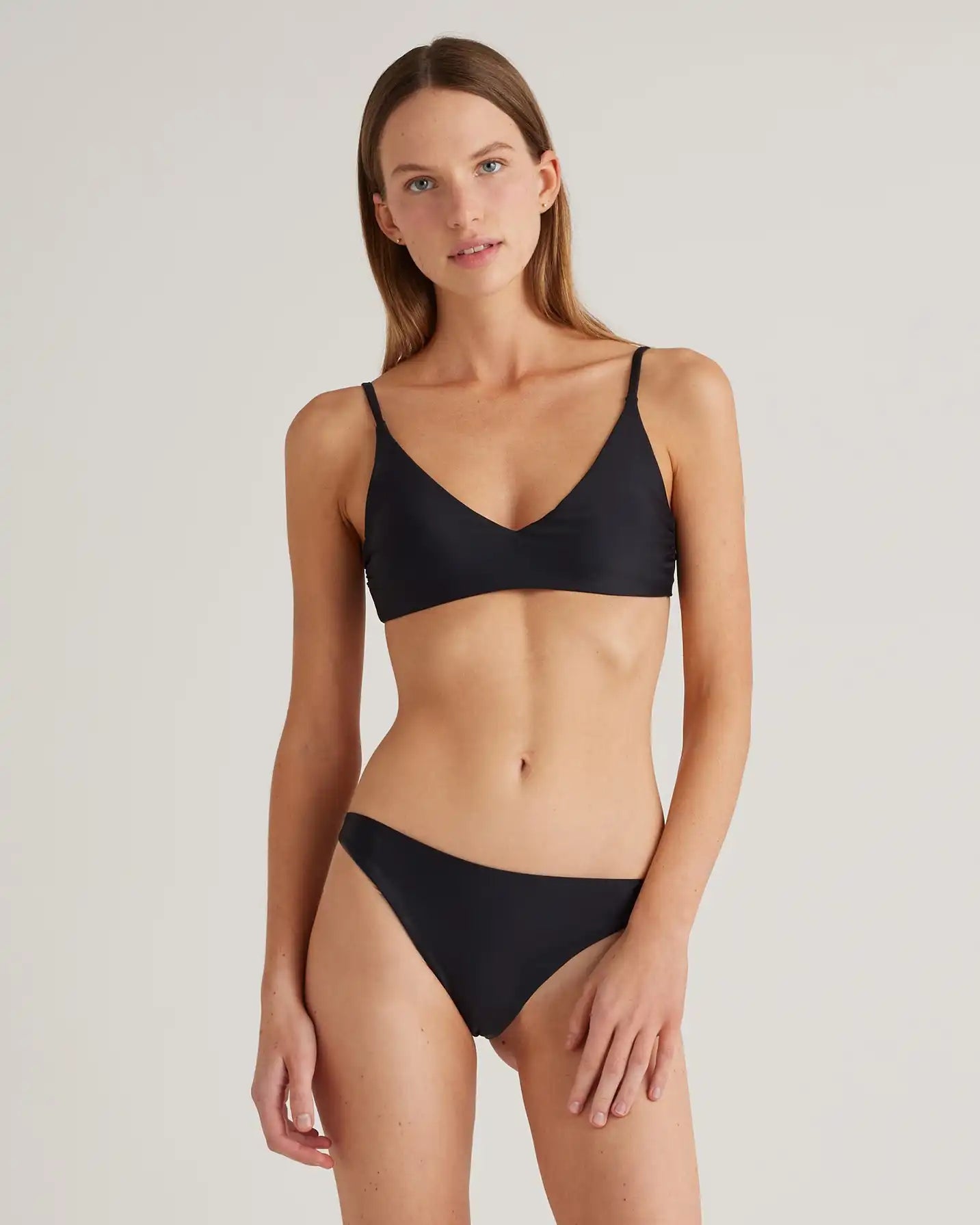 Italian V-Neck Bikini Top