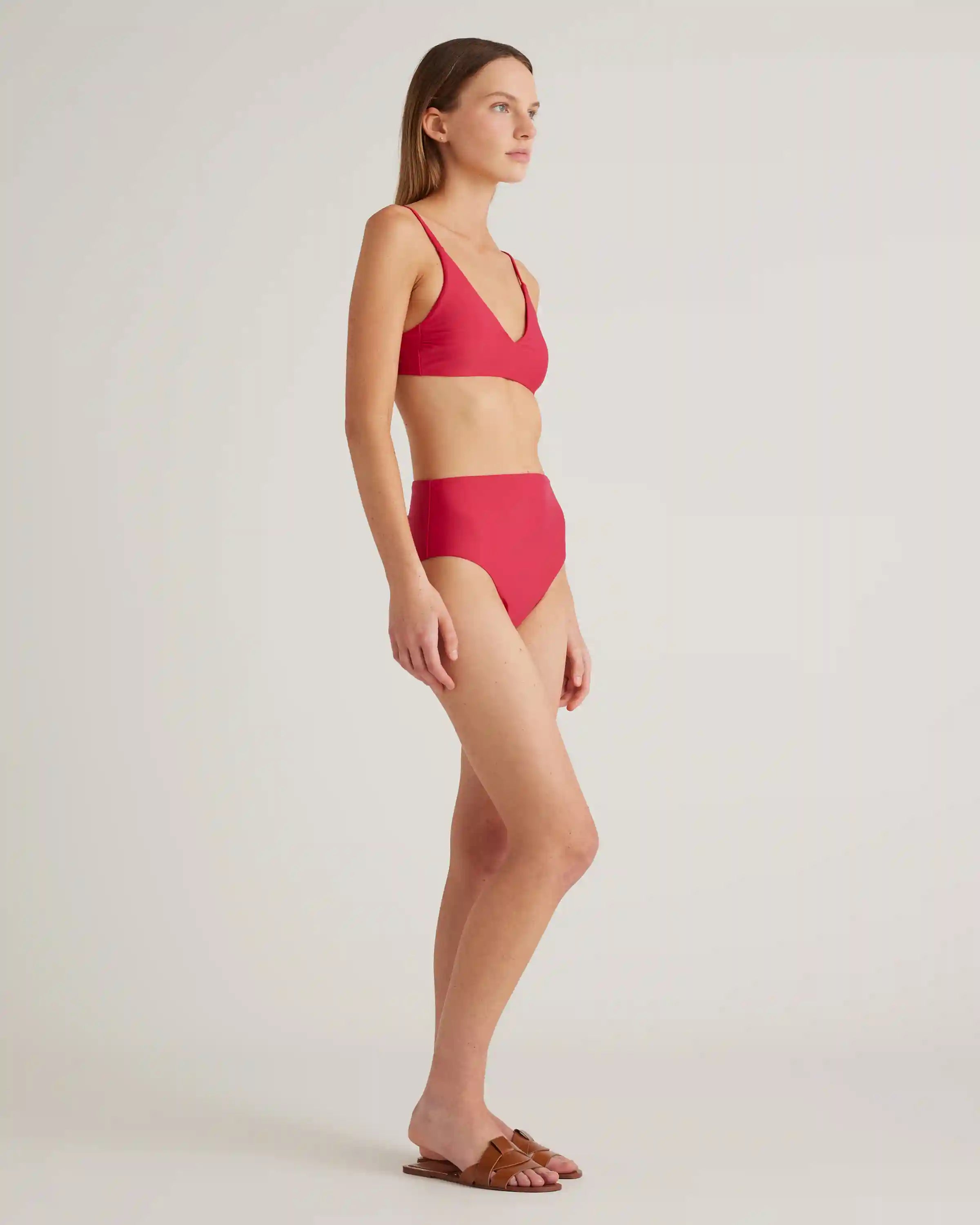 Italian V-Neck Bikini Top