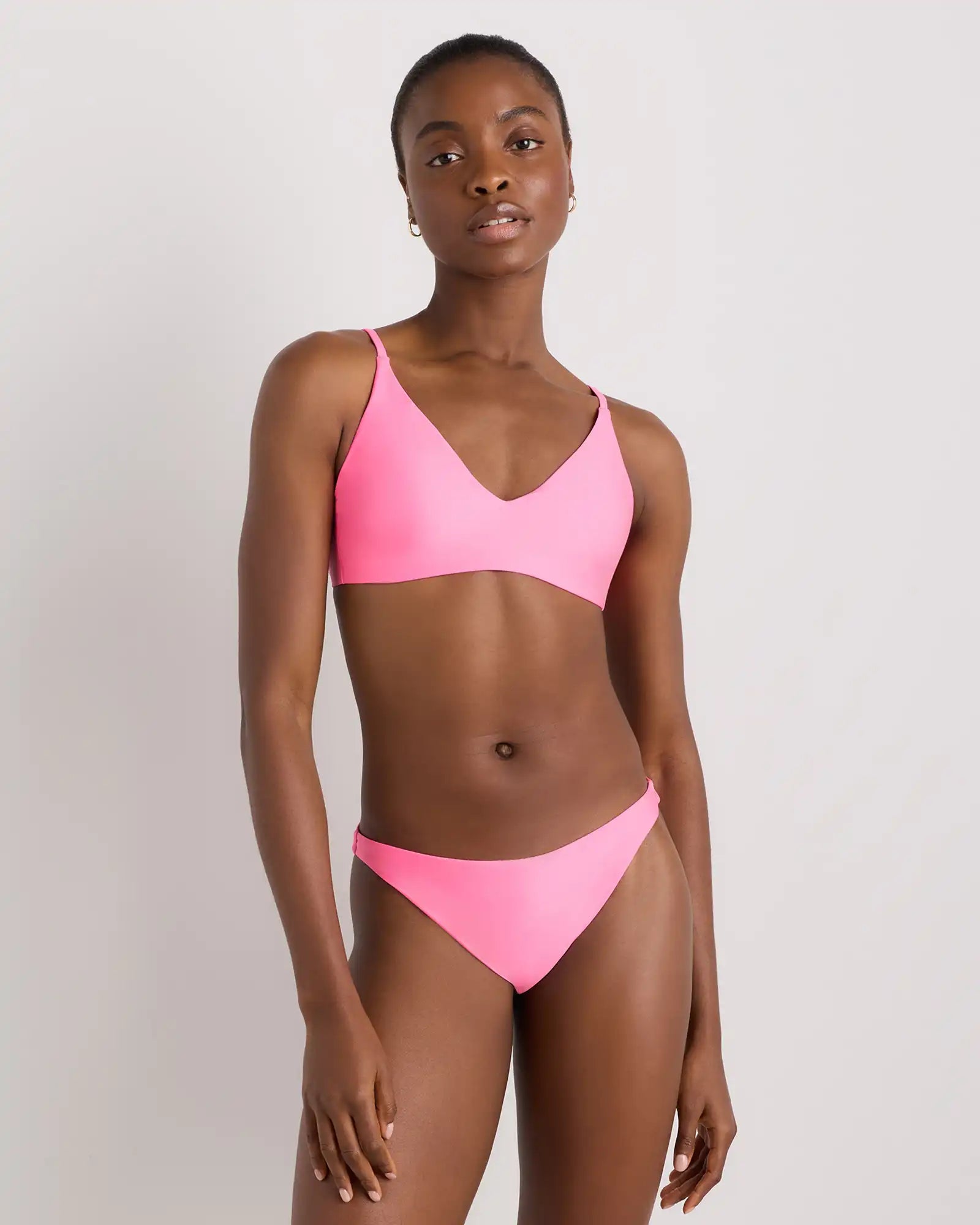 Italian V-Neck Bikini Top