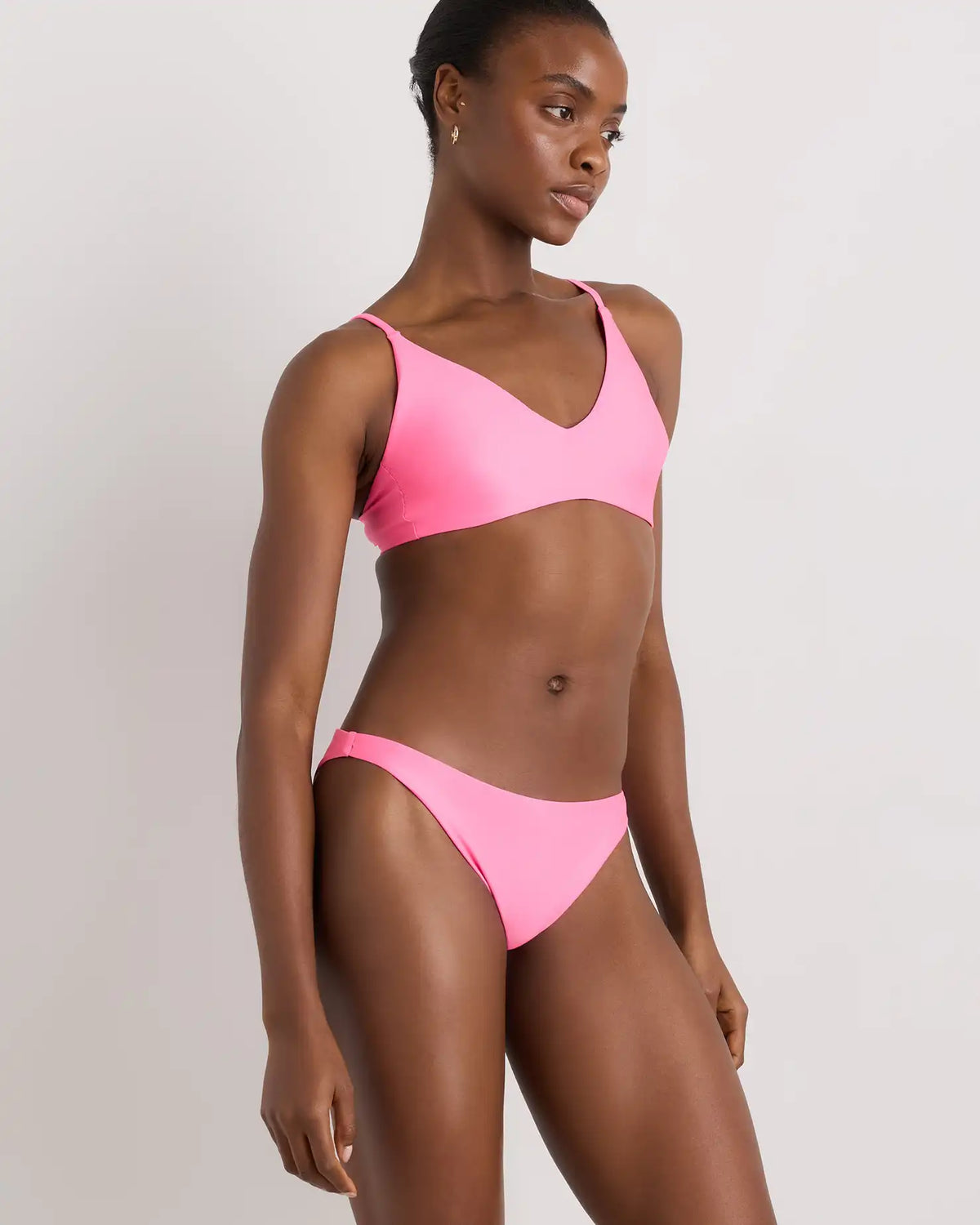 Italian V-Neck Bikini Top