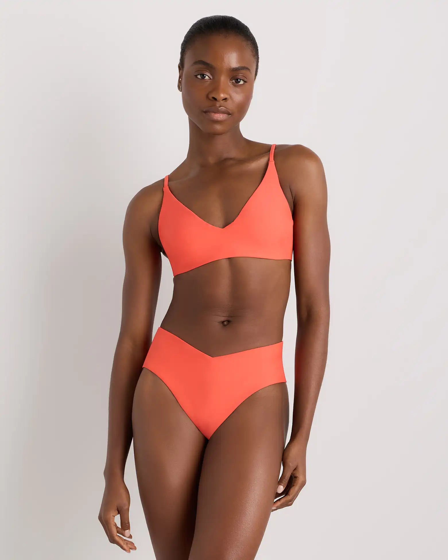 Italian V-Neck Bikini Top
