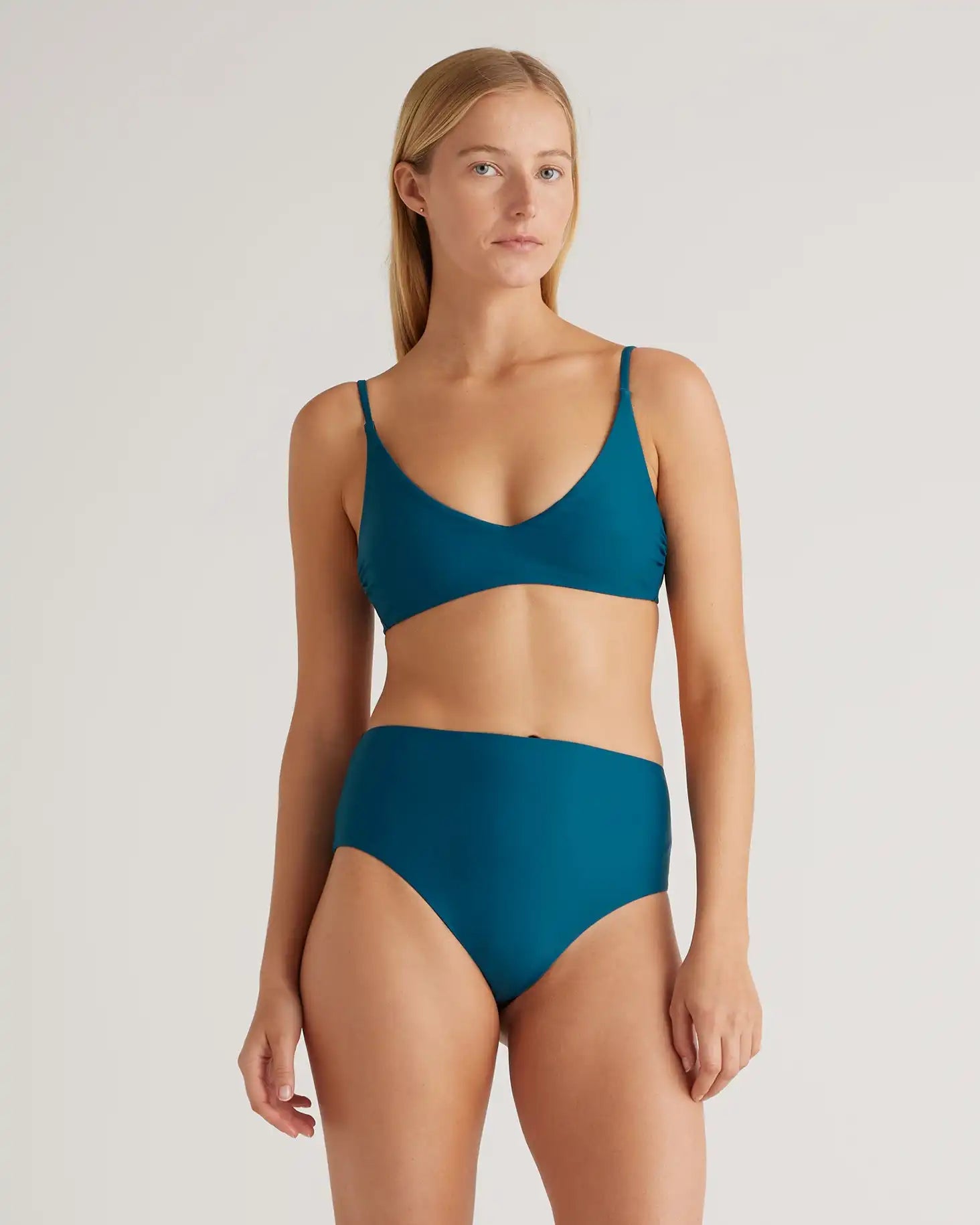 Italian V-Neck Bikini Top
