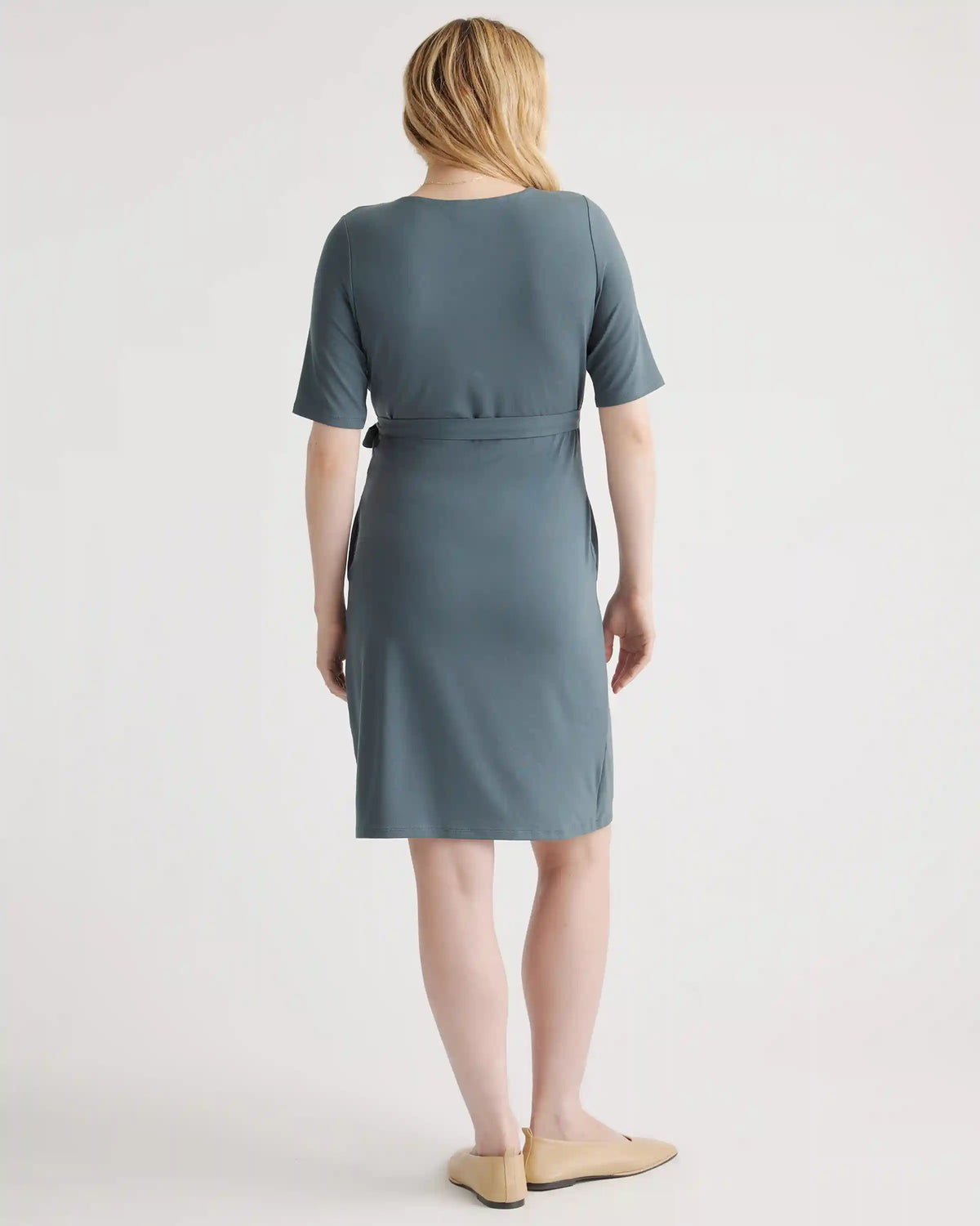 Tencel Jersey Maternity & Nursing Wrap Dress