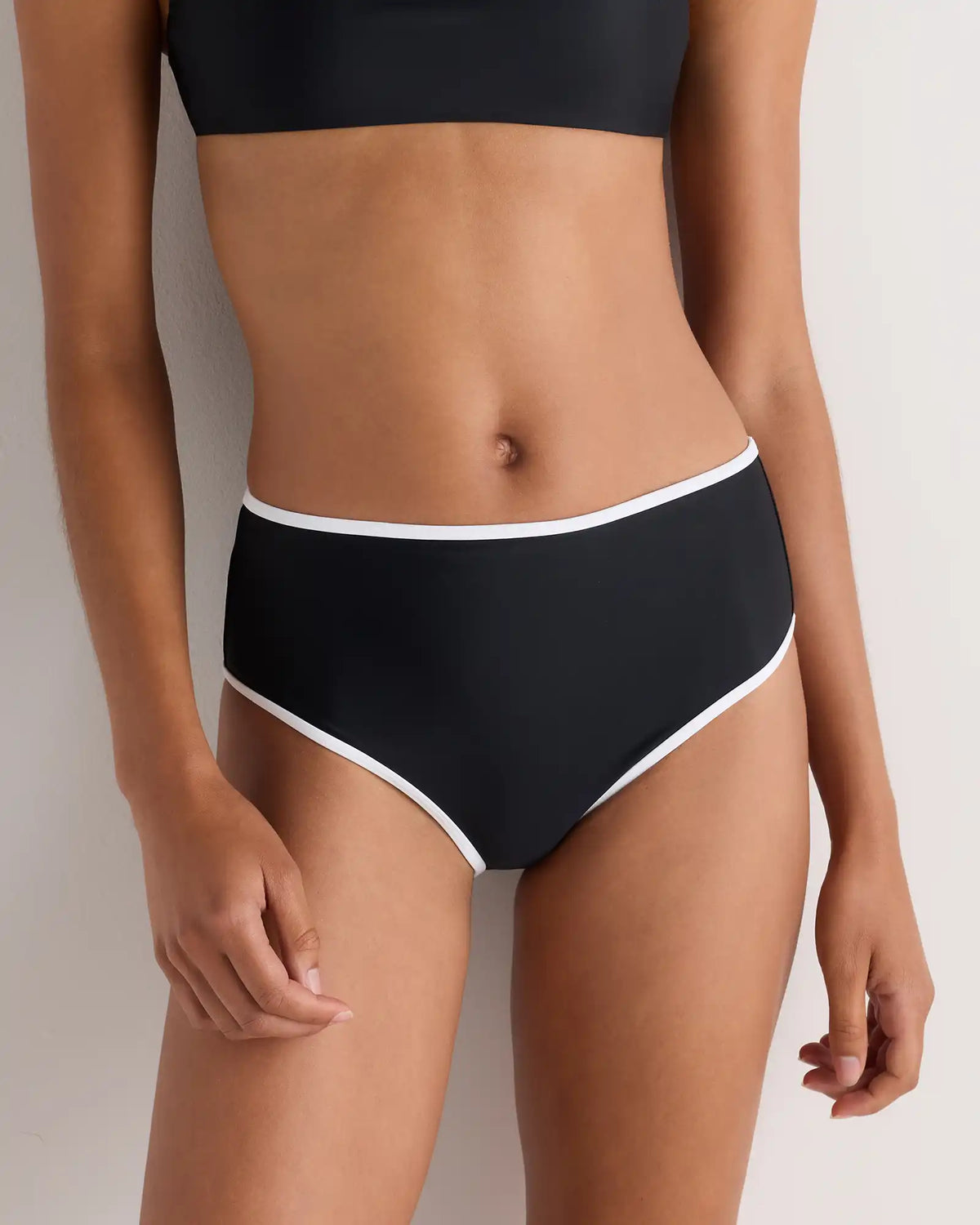 Italian High-Rise Bikini Bottom