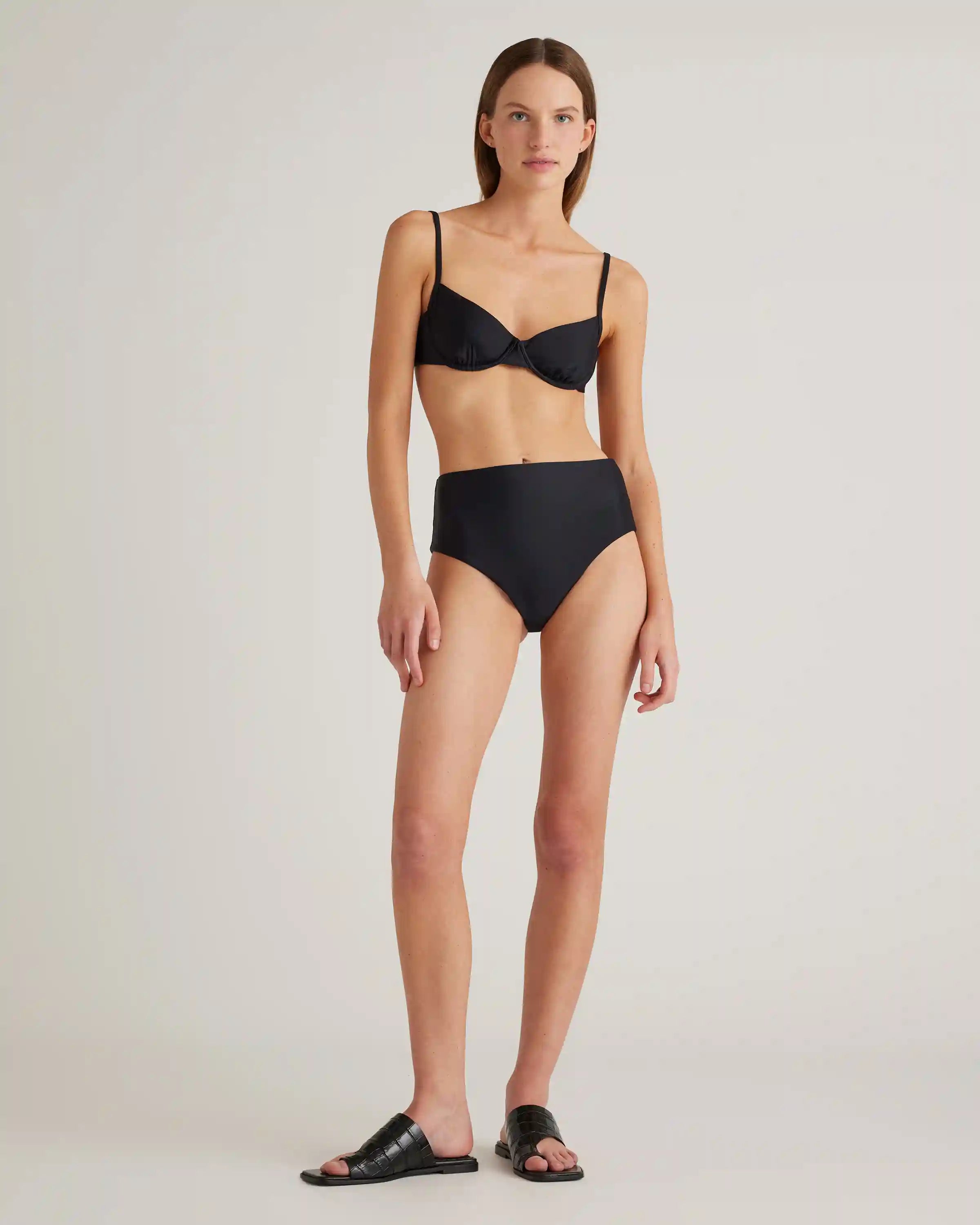 Italian High-Rise Bikini Bottom