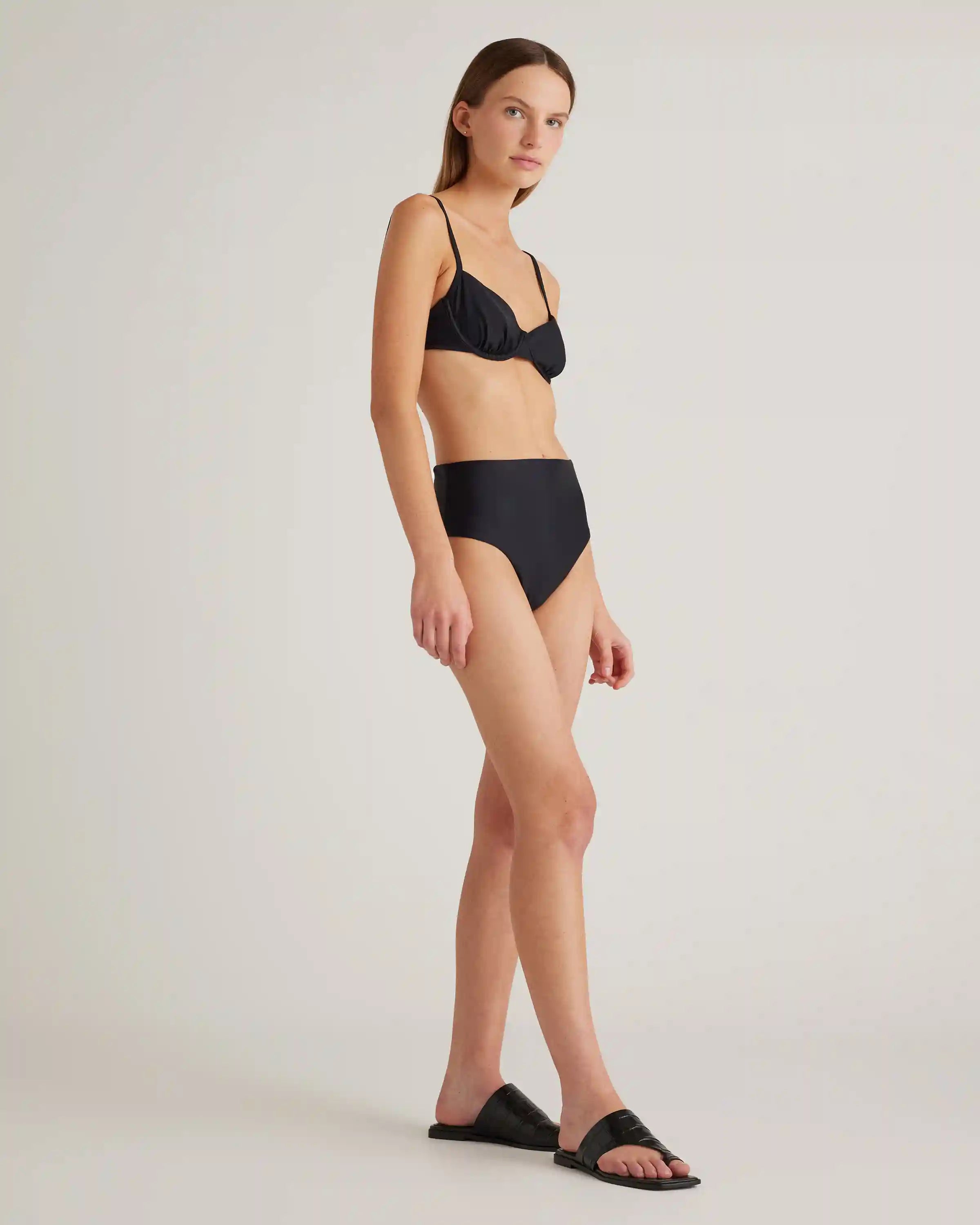 Italian High-Rise Bikini Bottom