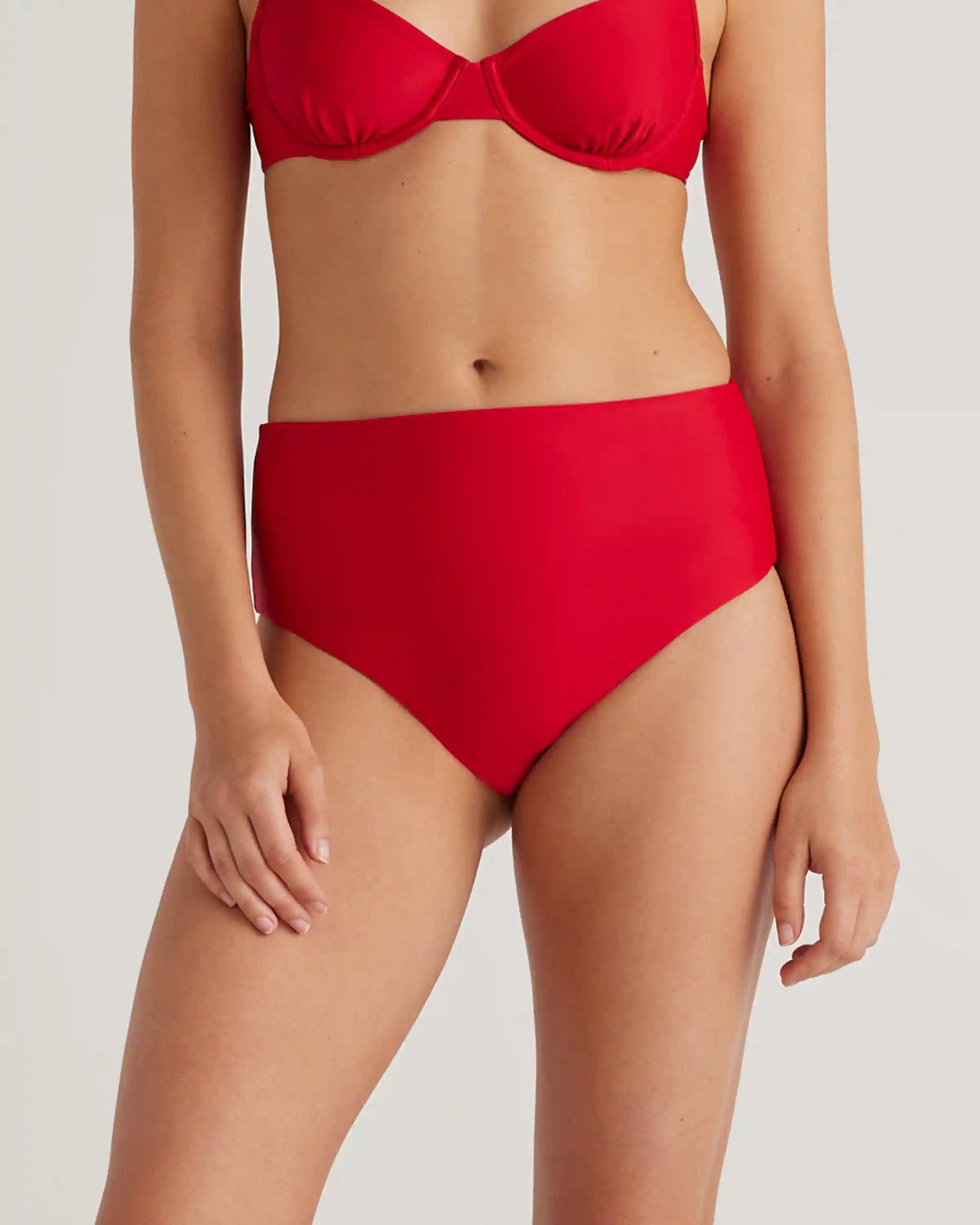 Italian High-Rise Bikini Bottom