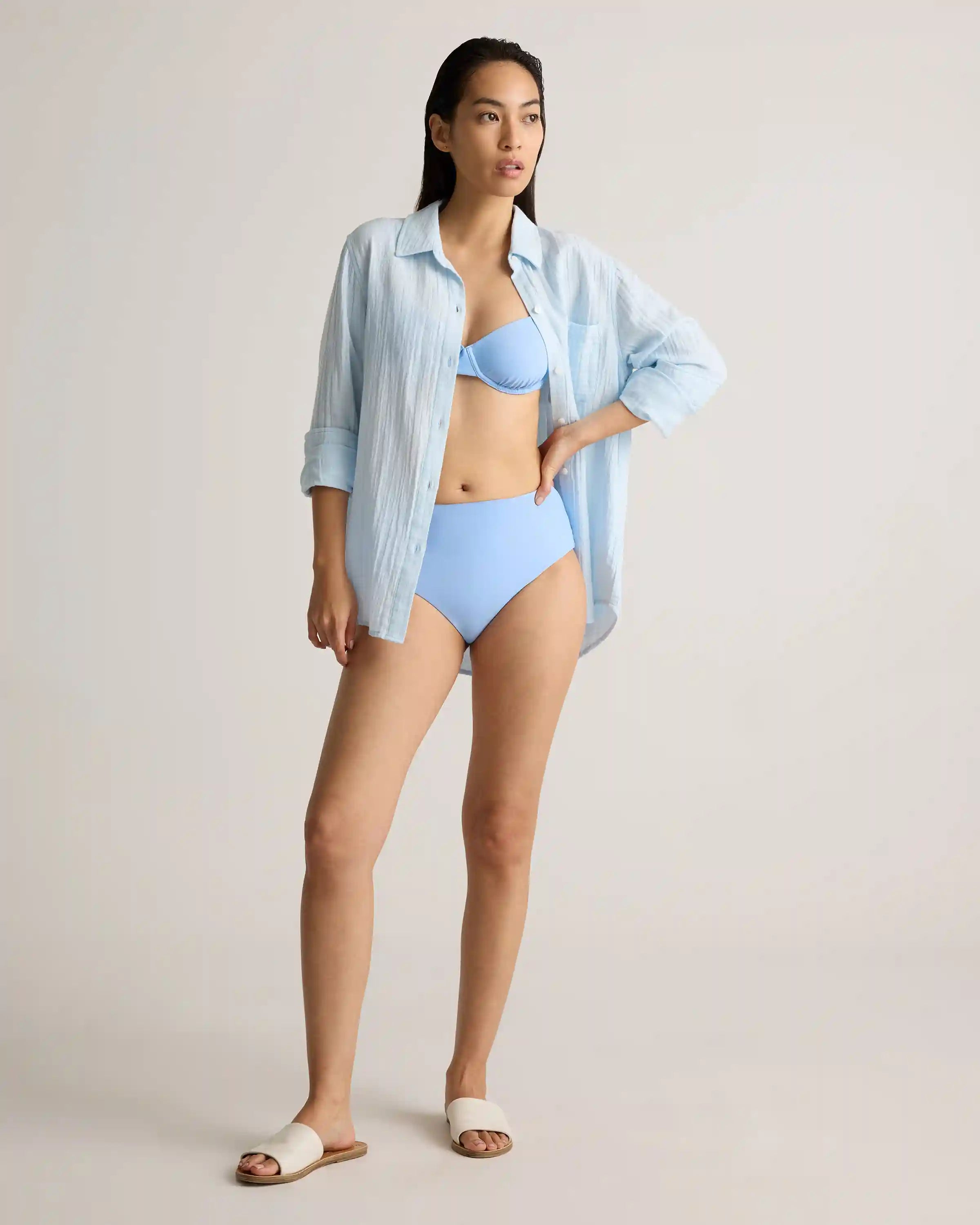 Italian High-Rise Bikini Bottom