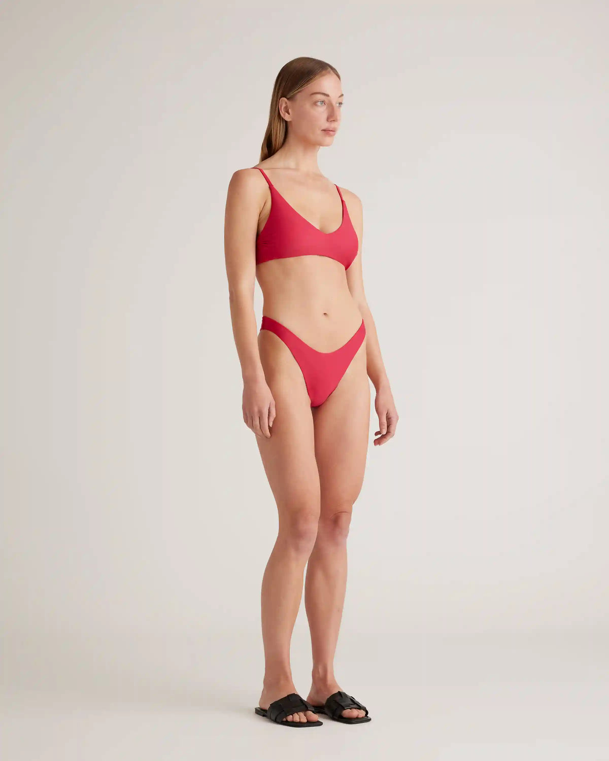 Italian High-Leg Bikini Bottom